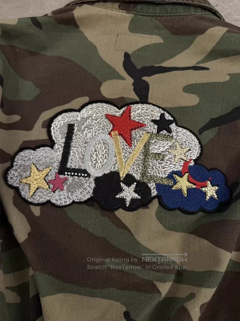 Saint Laurent Paris Saint Laurent Paris Camouflage Embroidered Utility Drawcor Size US S / EU 44-46 / 1 - 9 Thumbnail