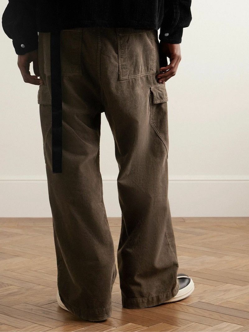 Rick Owens Rick Owens Brown Cargo Corduroy Pants Size US 32 / EU 48 - 2 Thumbnail