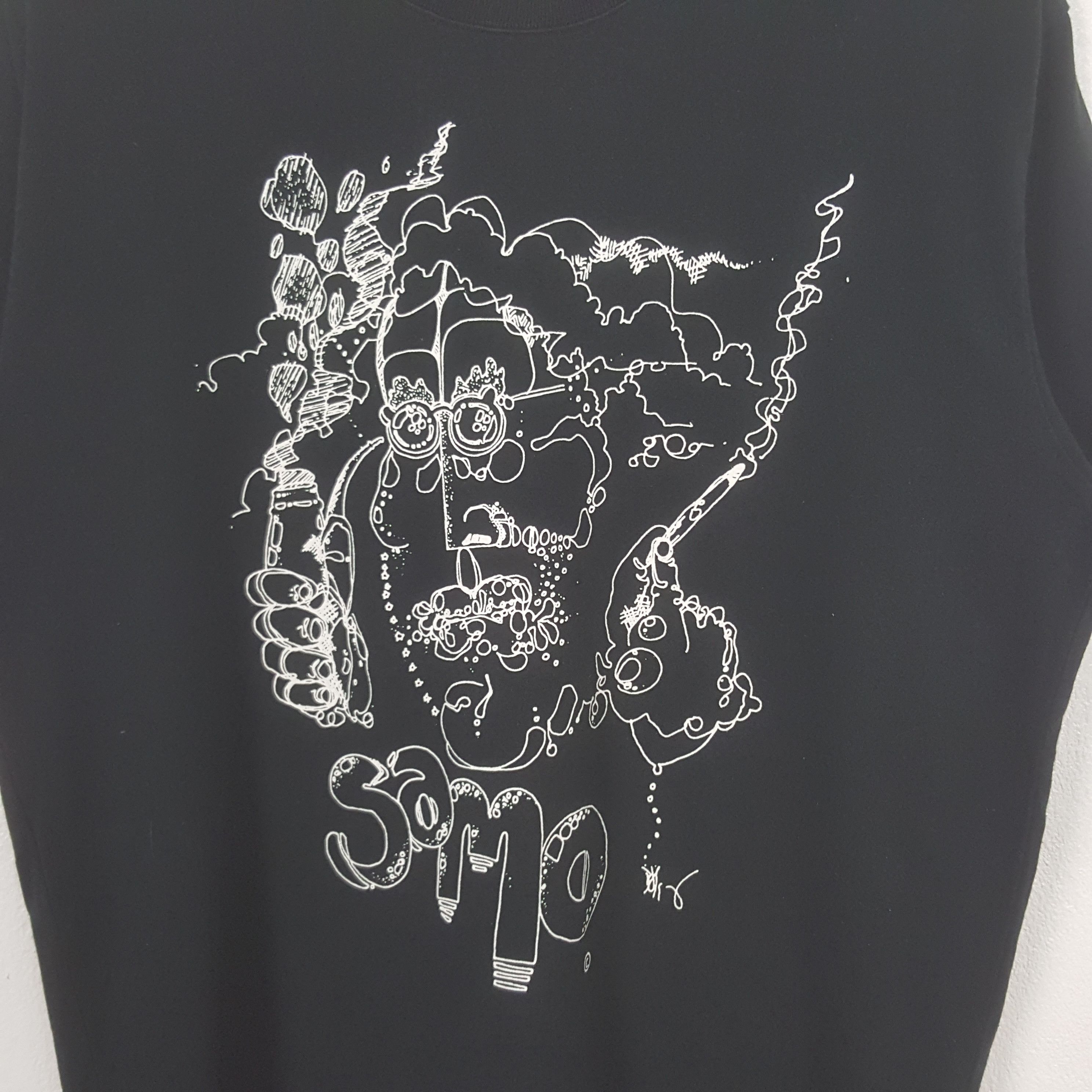 Jean-Michel Basquiat Vintage Jean Michel Basquiat Artist Designer Tshirt C312N33 Size US M / EU 48-50 / 2 - 2 Thumbnail