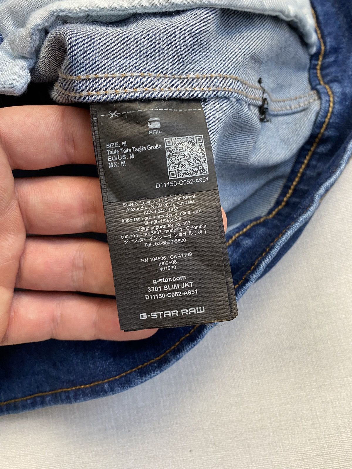 G-Star Mens G-Star Raw 3301 Slim JACKET size M Size US M / EU 48-50 / 2 - 6 Thumbnail