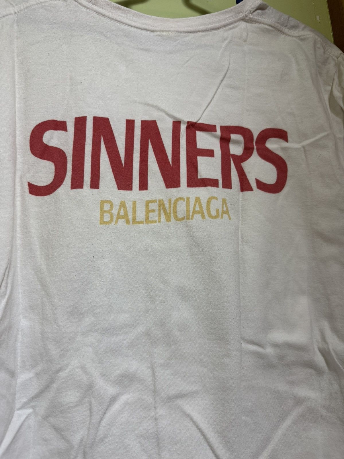 Balenciaga Balanciaga sinners tee Size US S / EU 44-46 / 1 - 2 Thumbnail