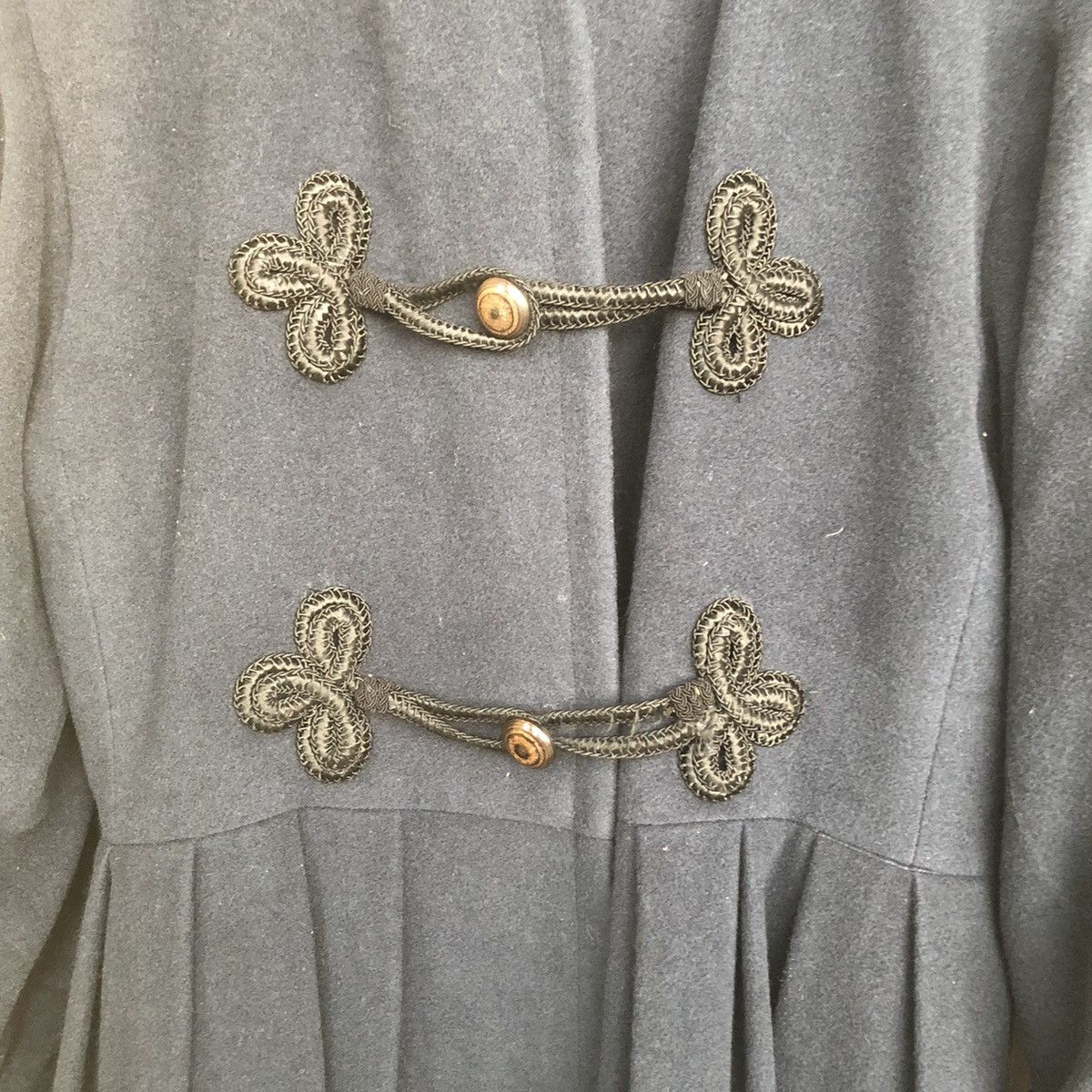 Yves Saint Laurent Yves Saint Laurent Green Wool Dress Size M / US 6-8 / IT 42-44 - 5 Thumbnail