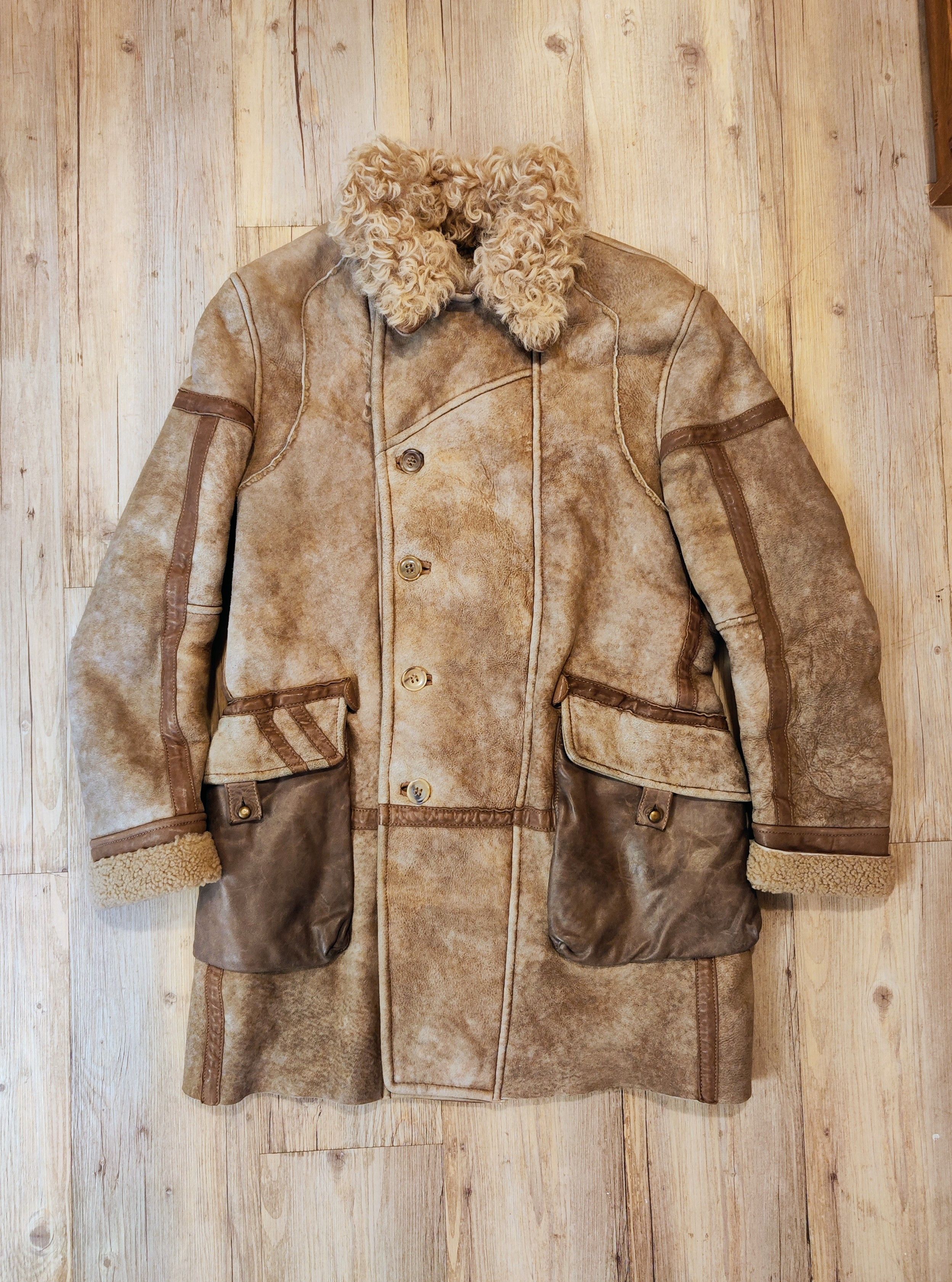Diesel Shearling coat.Like Vetements or Balenciaga coats. Size US L / EU 52-54 / 3 - 4 Thumbnail