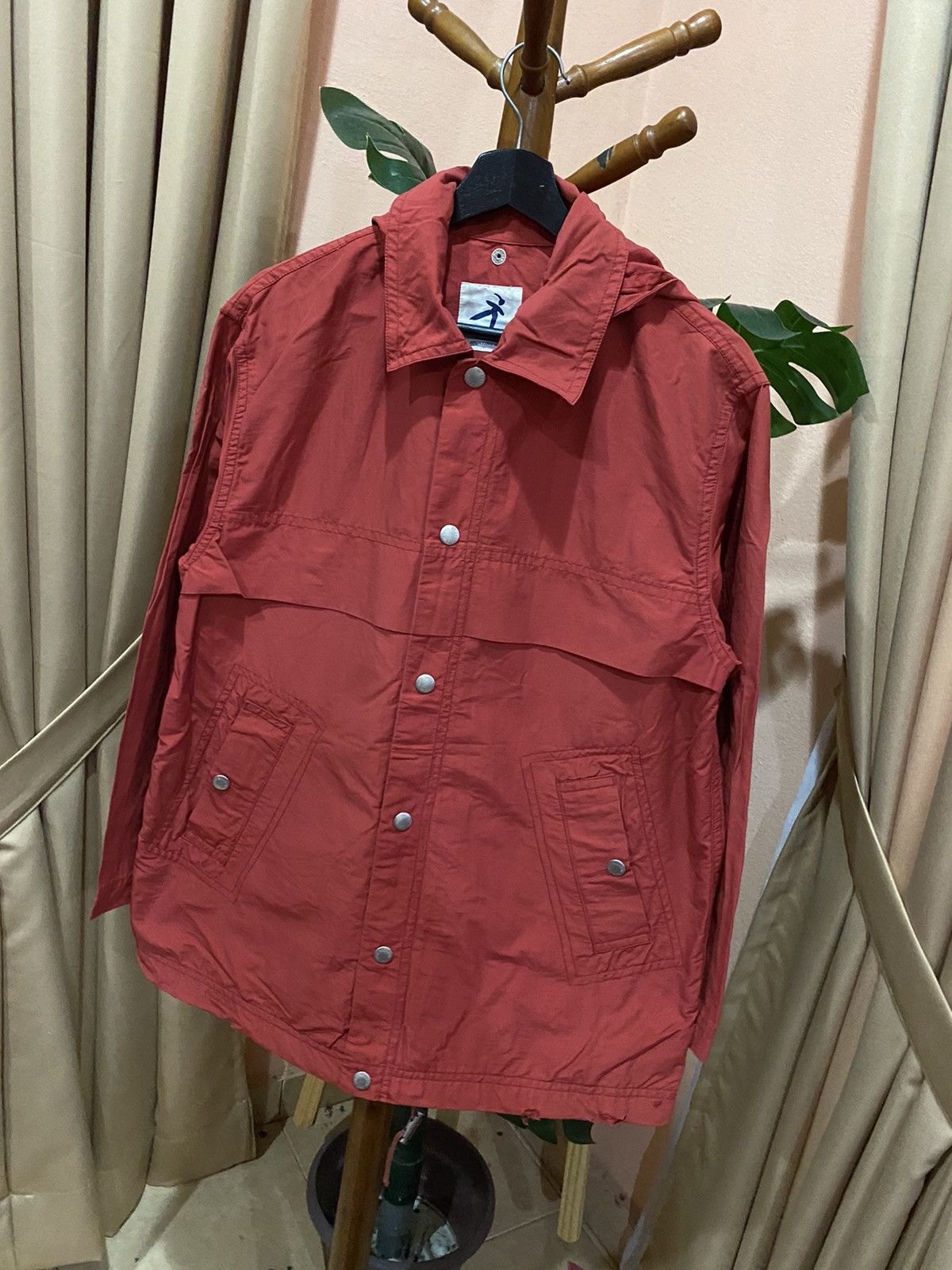 Hai Sporting Gear Vintage HAI Sporting Gear Red Nylon Windbreaker Size US M / EU 48-50 / 2 - 2 Thumbnail