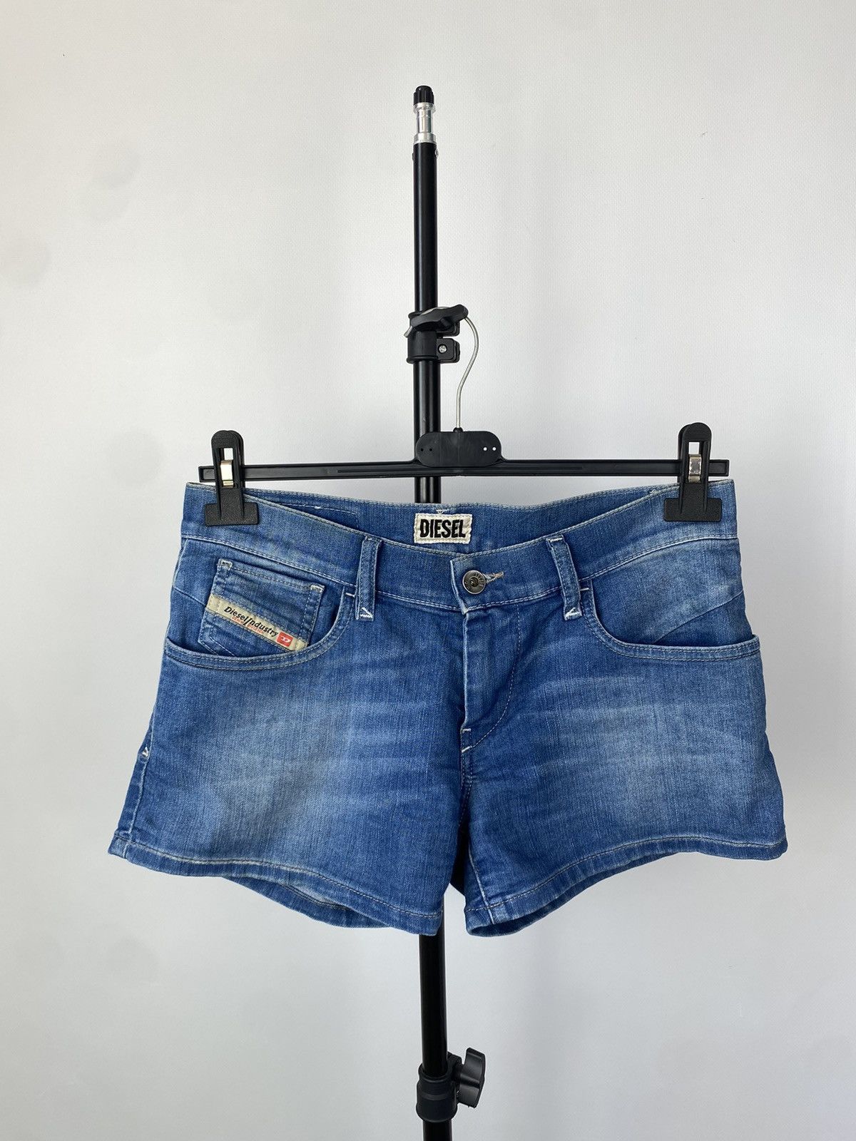 Diesel × Vintage Vintage Y2K Diesel Sexy Mini Shorts Size 26" / US 2 / IT 38 - 1 Thumbnail