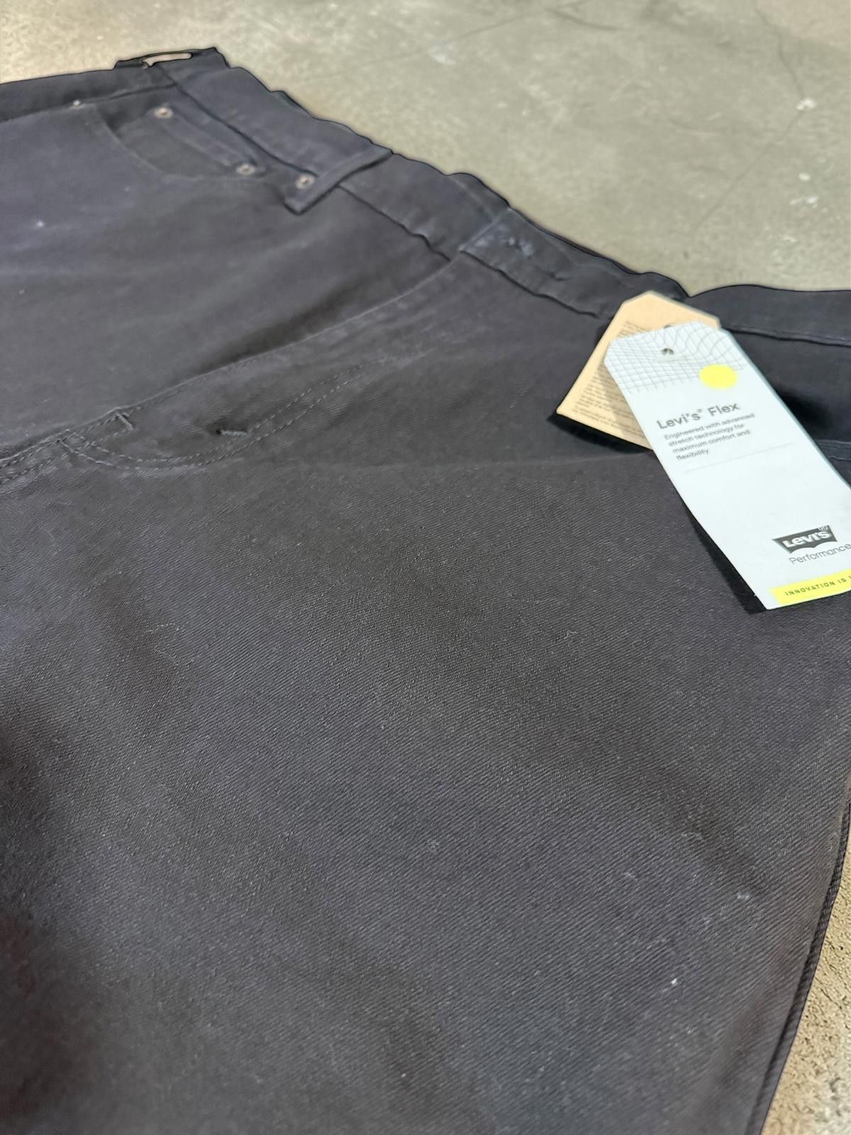Levi's Levi's 505 Regular Stretch Black Jeans 38x32 Size US 38 / EU 54 - 6 Thumbnail