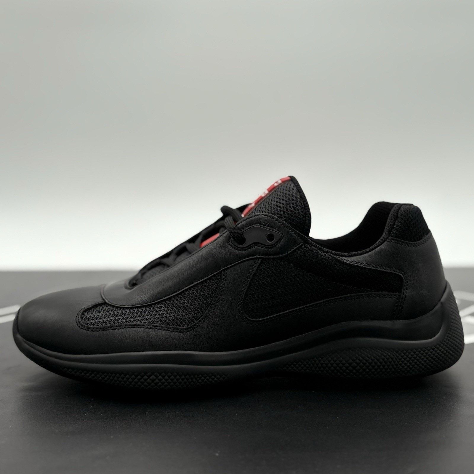 Prada Prada Americas Cup ' Black Leather ' | ONLY WORN 1x Size US 8 / EU 41 - 8 Thumbnail