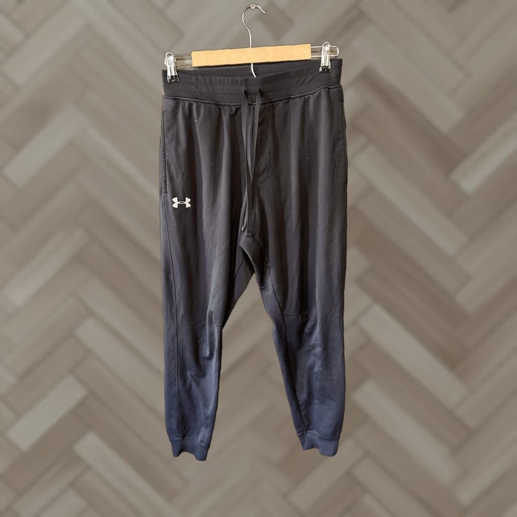Under Armour Under Armour Mens Black Jogger Sweatpants Athletic Pull-on Size Medium Size US 31 - 1 Thumbnail