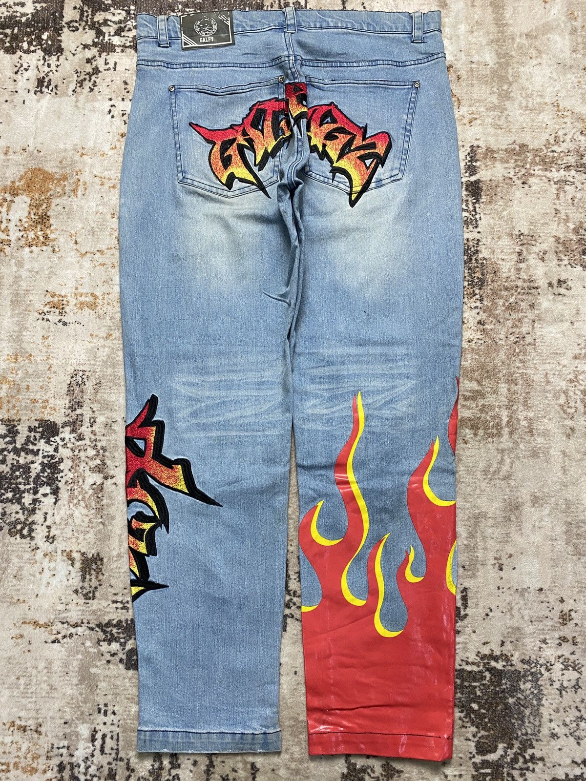Acne Studios Insane Japanese Brand Y2k Baggy Denim Size US 31 - 11 Thumbnail