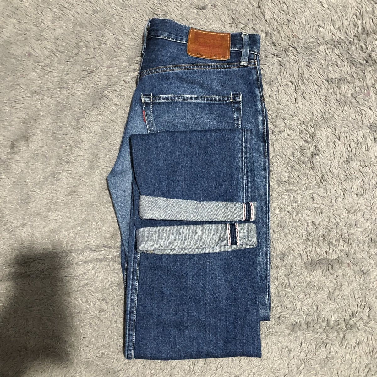 Levi's × Levi's Vintage Clothing LEVIS 502 RED LINE Size US 30 / EU 46 - 12 Thumbnail