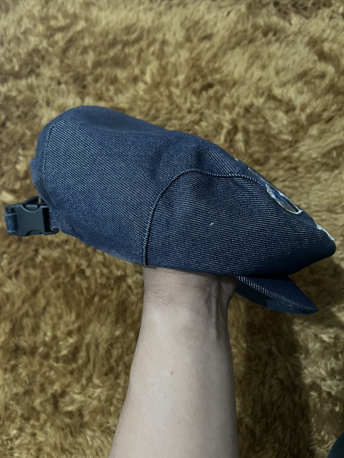 Japanese Brand EXR Racing Y2K cap Denim Blue Size ONE SIZE - 3 Thumbnail