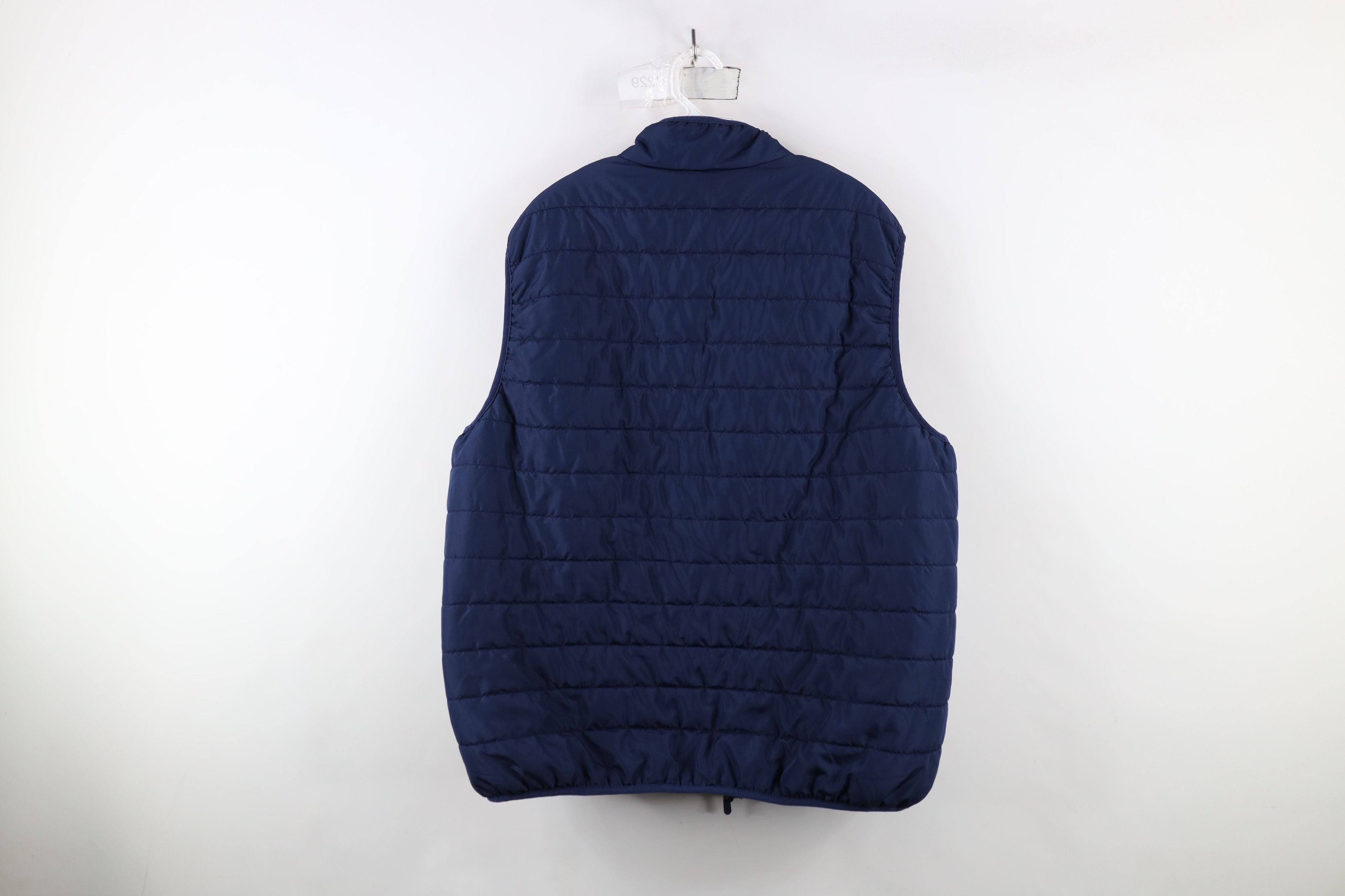 Chaps × Vintage Chaps Logo Lightweight Packable Puffer Vest Jacket Navy Blue Size US XXL / EU 58 / 5 - 11 Thumbnail