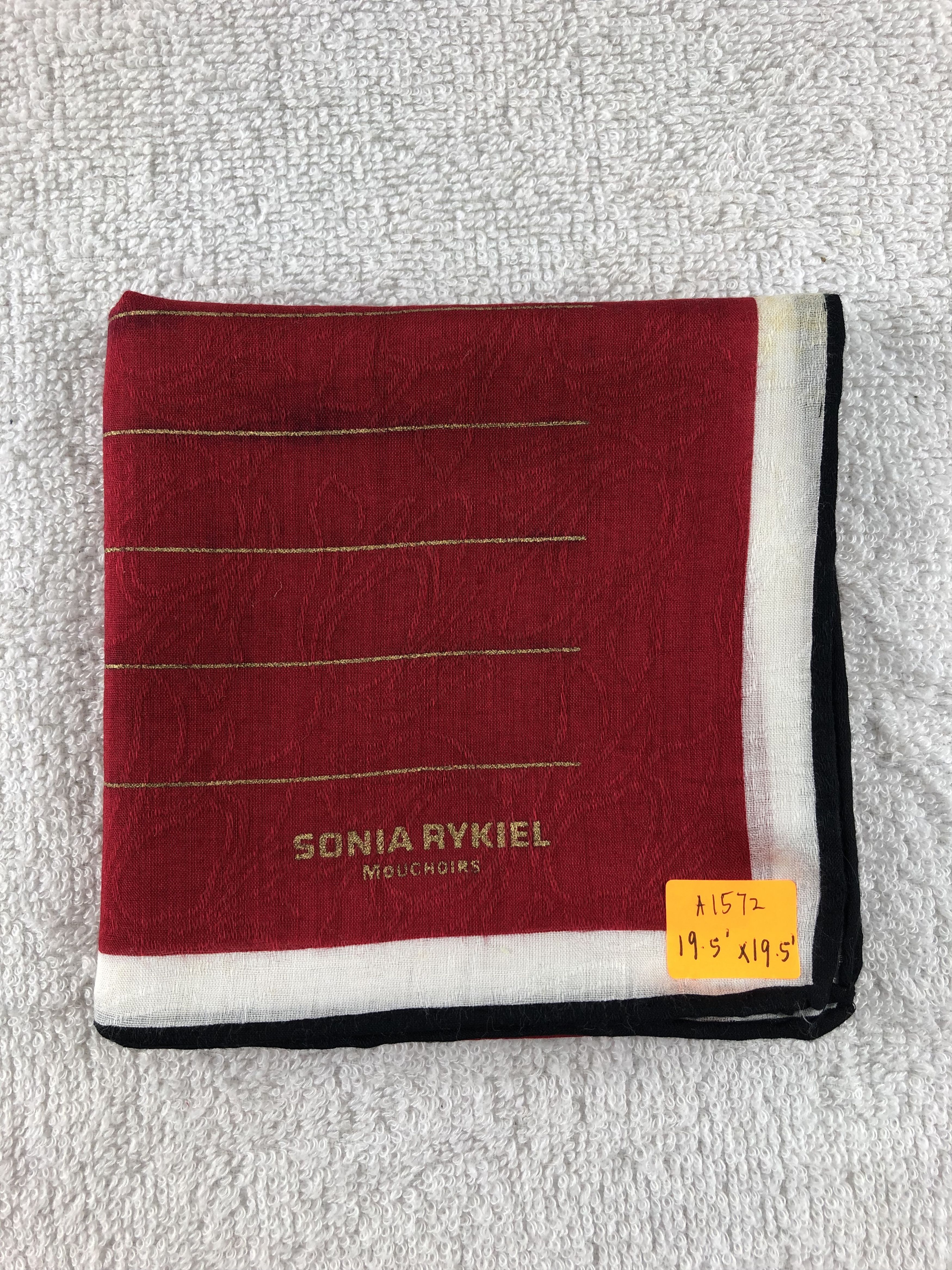 Sonia Rykiel × Vintage Sonia Rykiel Handkerchief / Bandana / Neckerchief Size ONE SIZE - 8 Thumbnail