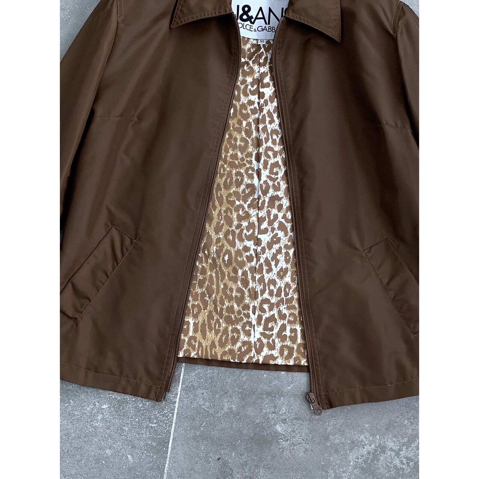 Dolce & Gabbana Women's DOLCE & GABBANA Leopard Bomber Jacket Coat SZ M L Size M / US 6-8 / IT 42-44 - 8 Thumbnail
