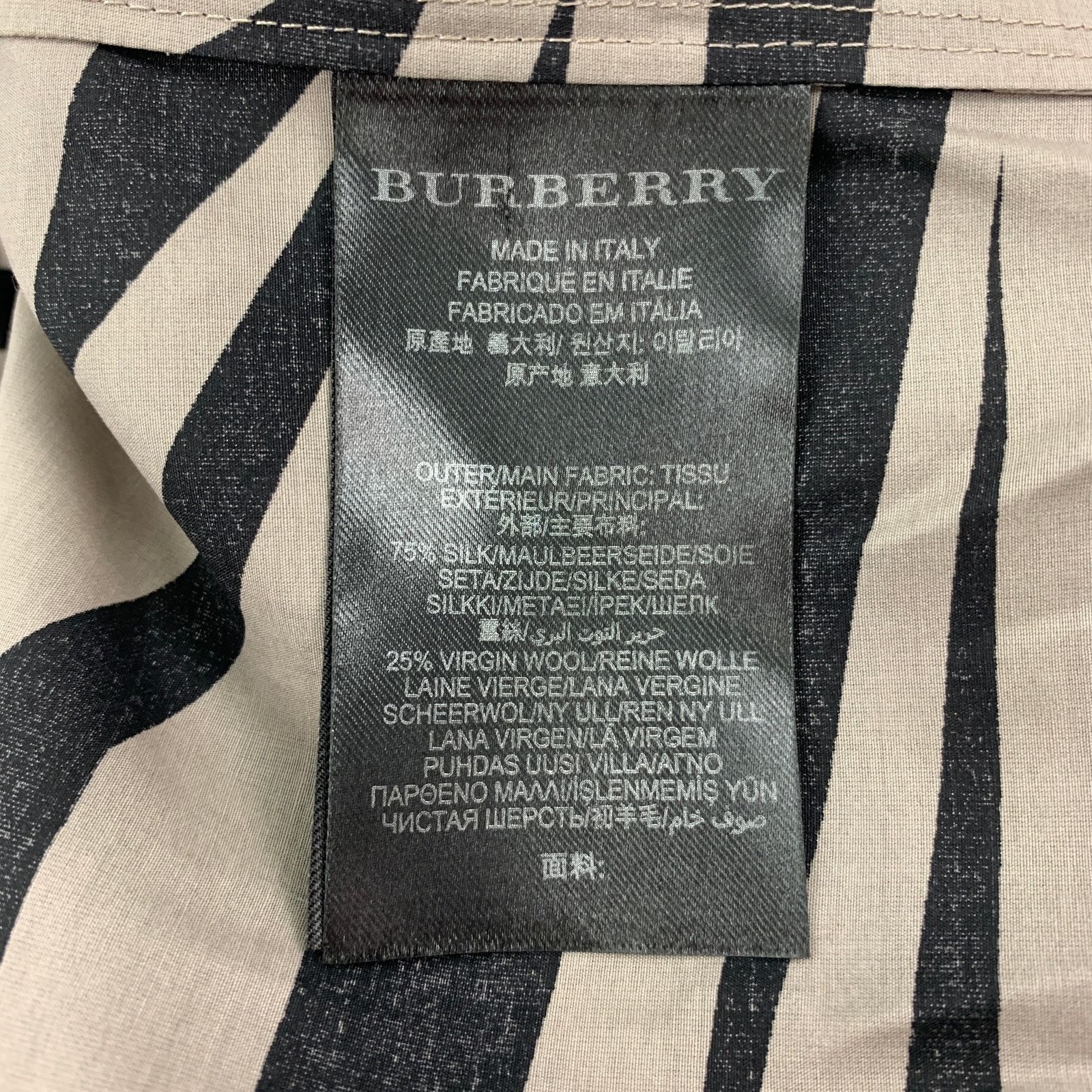 Burberry Prorsum BURBERRY PRORSUM Print Silk / Wool Belted Trenchcoat Size US M / EU 48-50 / 2 - 6 Thumbnail