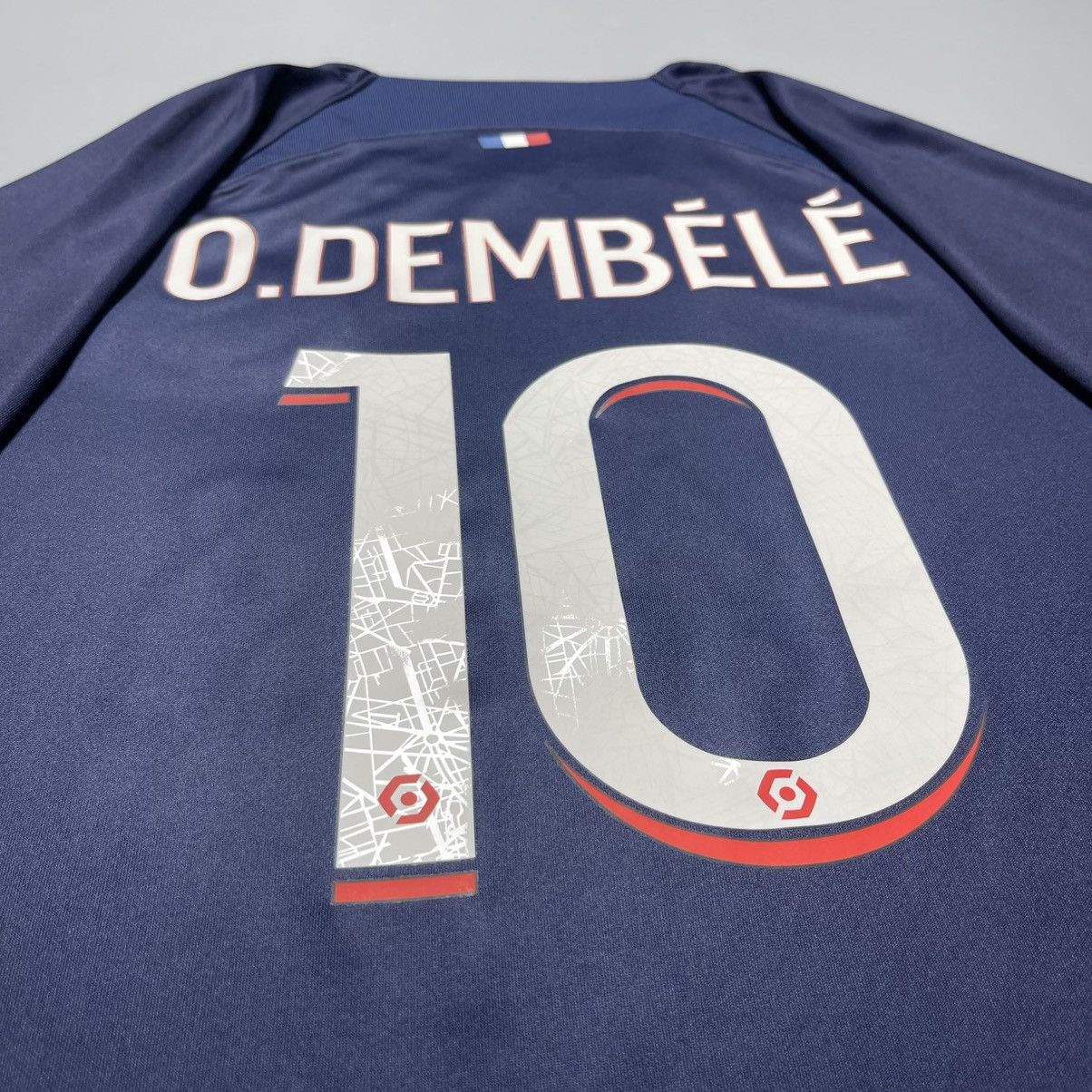 Vintage PSG NIKE 2023/2024 FOOTBALL SOCCER HOME JERSEY #10 DEMBELE Size US S / EU 44-46 / 1 - 9 Thumbnail