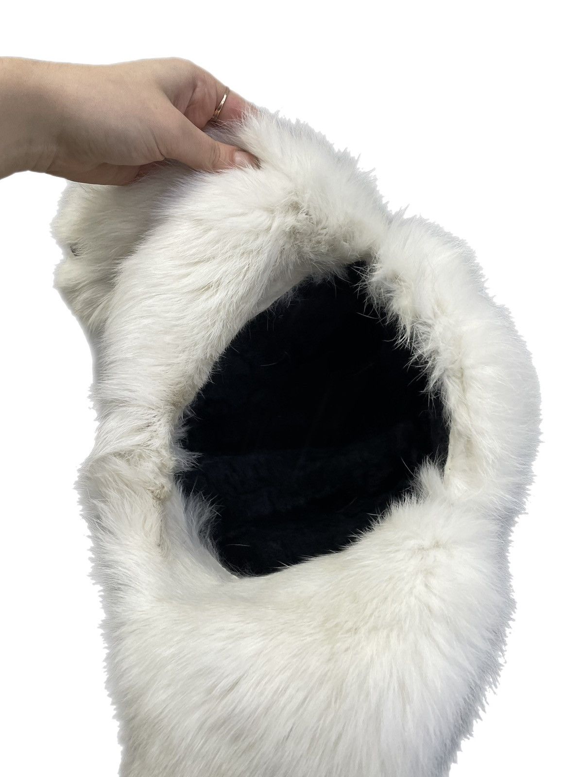 If Six Was Nine Ushanka y2k fur trapper hat winter arctic aviator style Size ONE SIZE - 10 Thumbnail