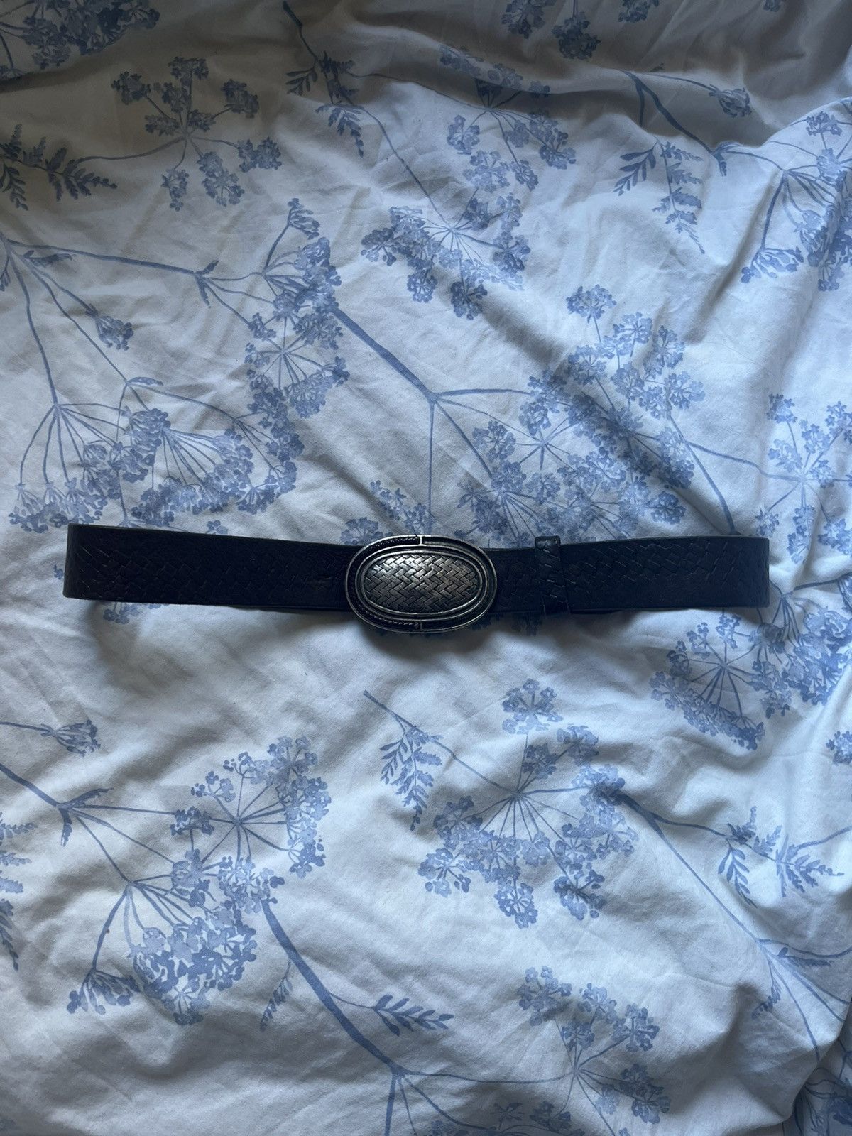Marlboro Classics Vintage Marlboro Classics brown leather belt silver buckle Size ONE SIZE - 10 Thumbnail