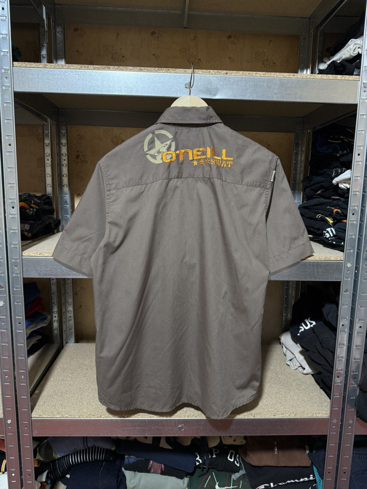 O'Neill × Vintage 🏄‍♂️ Vintage 90’s Surf Brand O’Neill Logo Button Shirt Y2K Hype Size US M / EU 48-50 / 2 - 2 Thumbnail