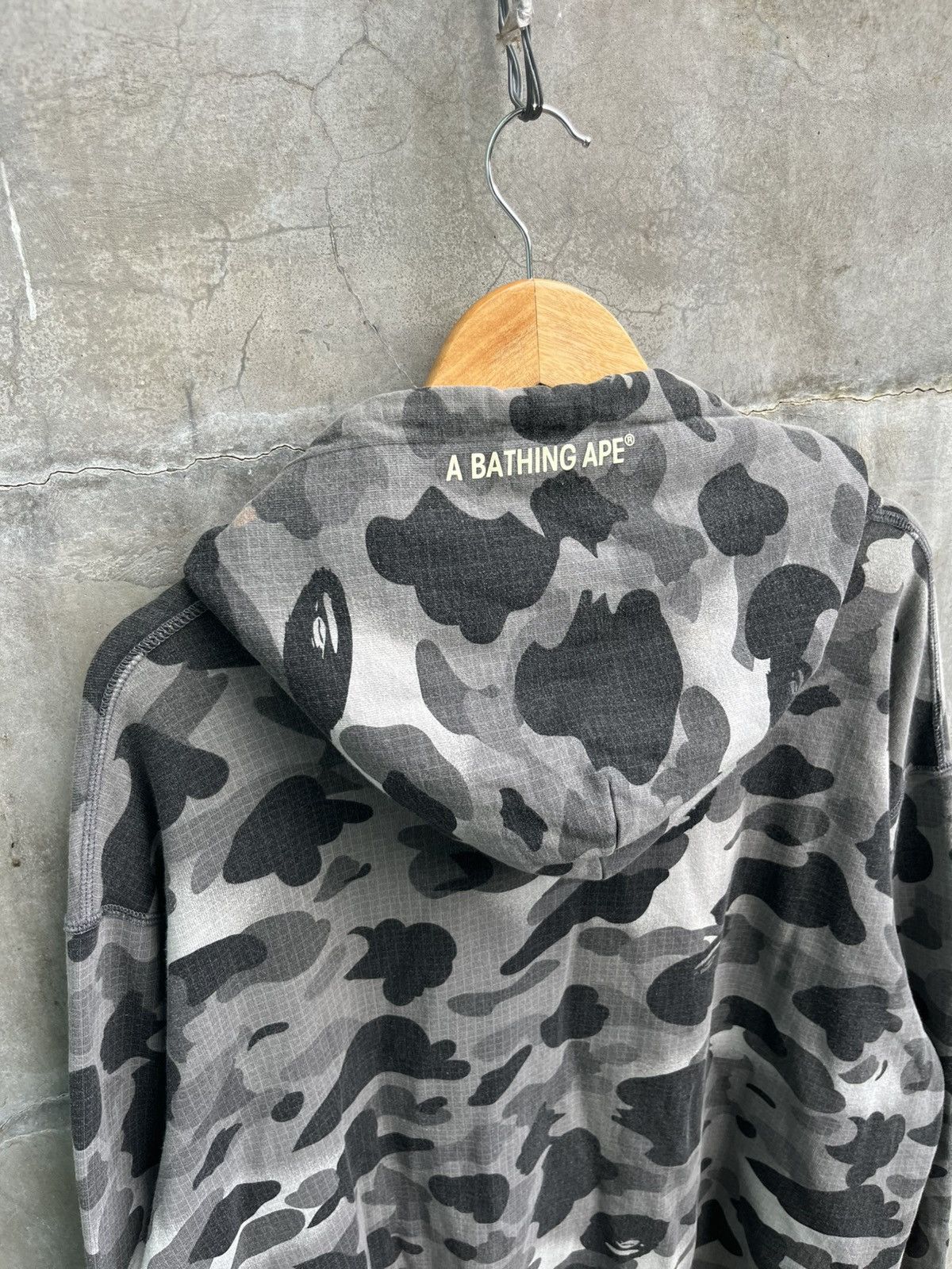 Bape Grid Camo Pull Over Hoodie Size US XXL / EU 58 / 5 - 8 Thumbnail