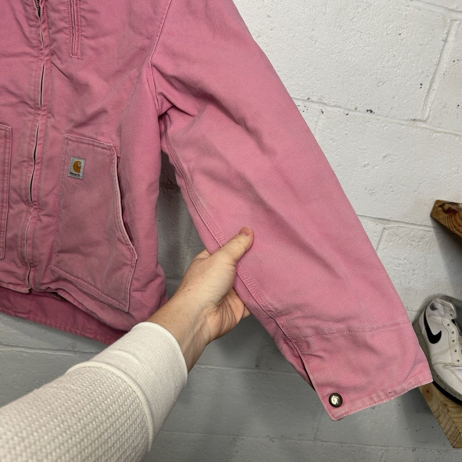 Carhartt Vintage Carhartt Sherpa-Lined Canyon Jacket “Pink Rose” Size XL / US 12-14 / IT 48-50 - 5 Thumbnail