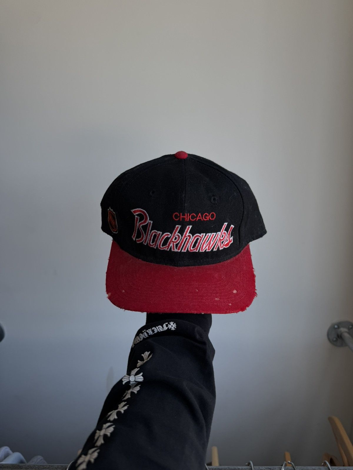 Sports Specialties 90s Soorts Specialties Chicago Blackhawks Script Wool Size 32 - 6 Thumbnail