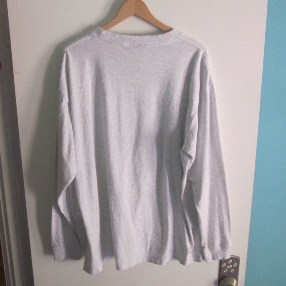 Vintage Blaklader Tee Mens Size XXL Cotton Long Sleeve Light Gray Size US XXL / EU 58 / 5 - 4 Thumbnail