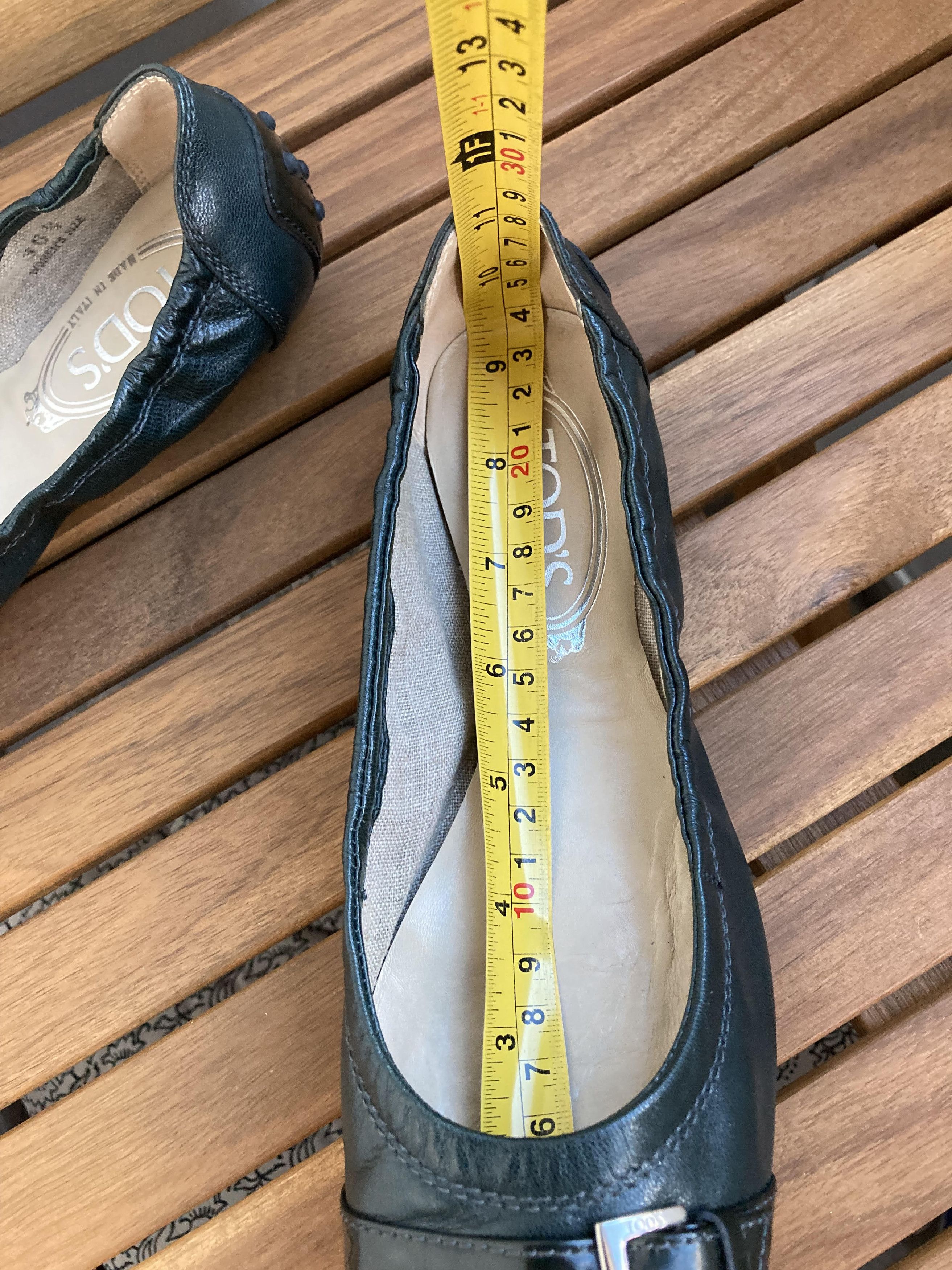 Tod's Tod's Two Tone Leather Buckle Detail Ballet Flats Size US 7.5 / IT 37.5 - 8 Thumbnail