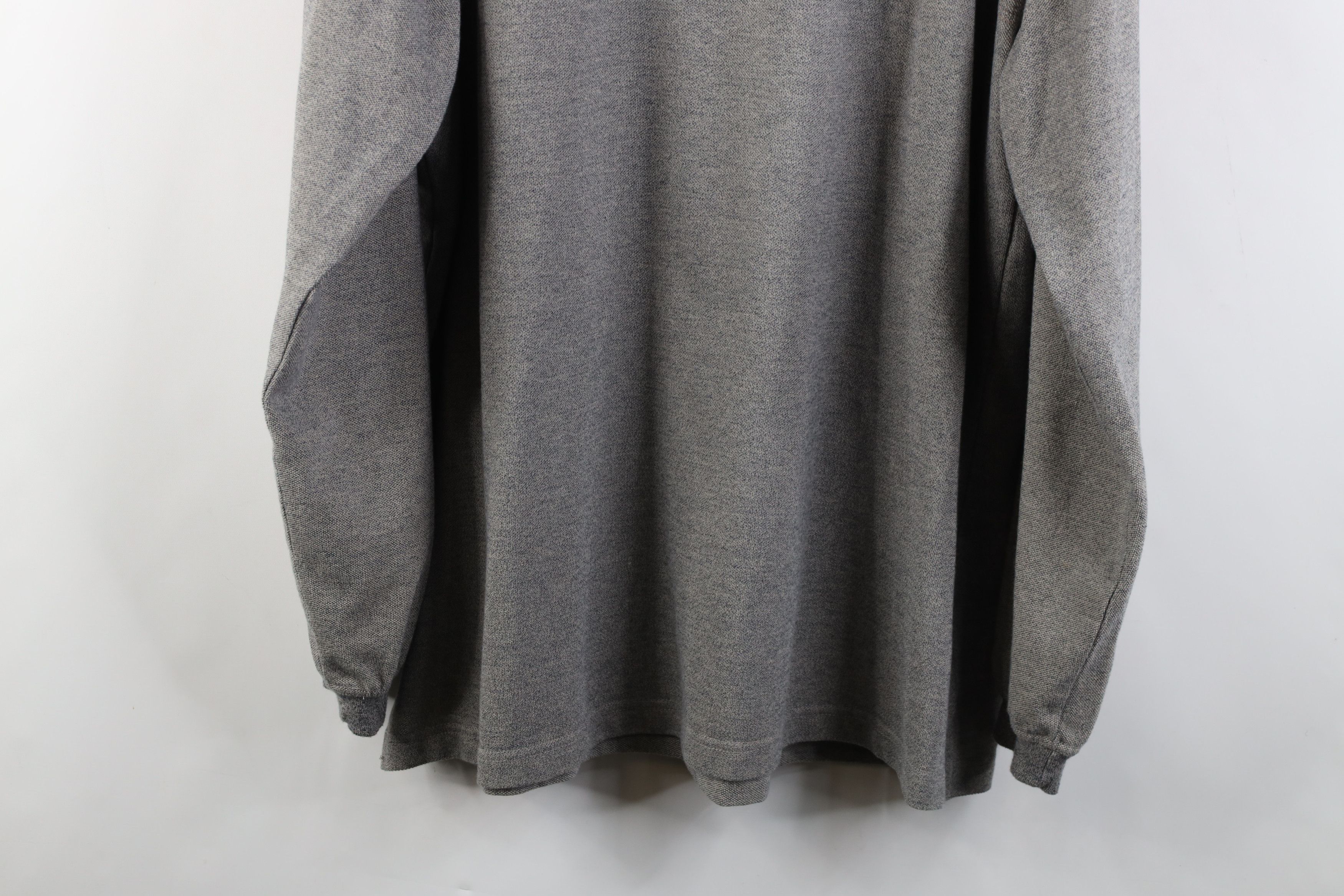 Vintage Vintage 90s Streetwear Knit Long Sleeve Rugby Polo Shirt Size US XL / EU 56 / 4 - 12 Thumbnail