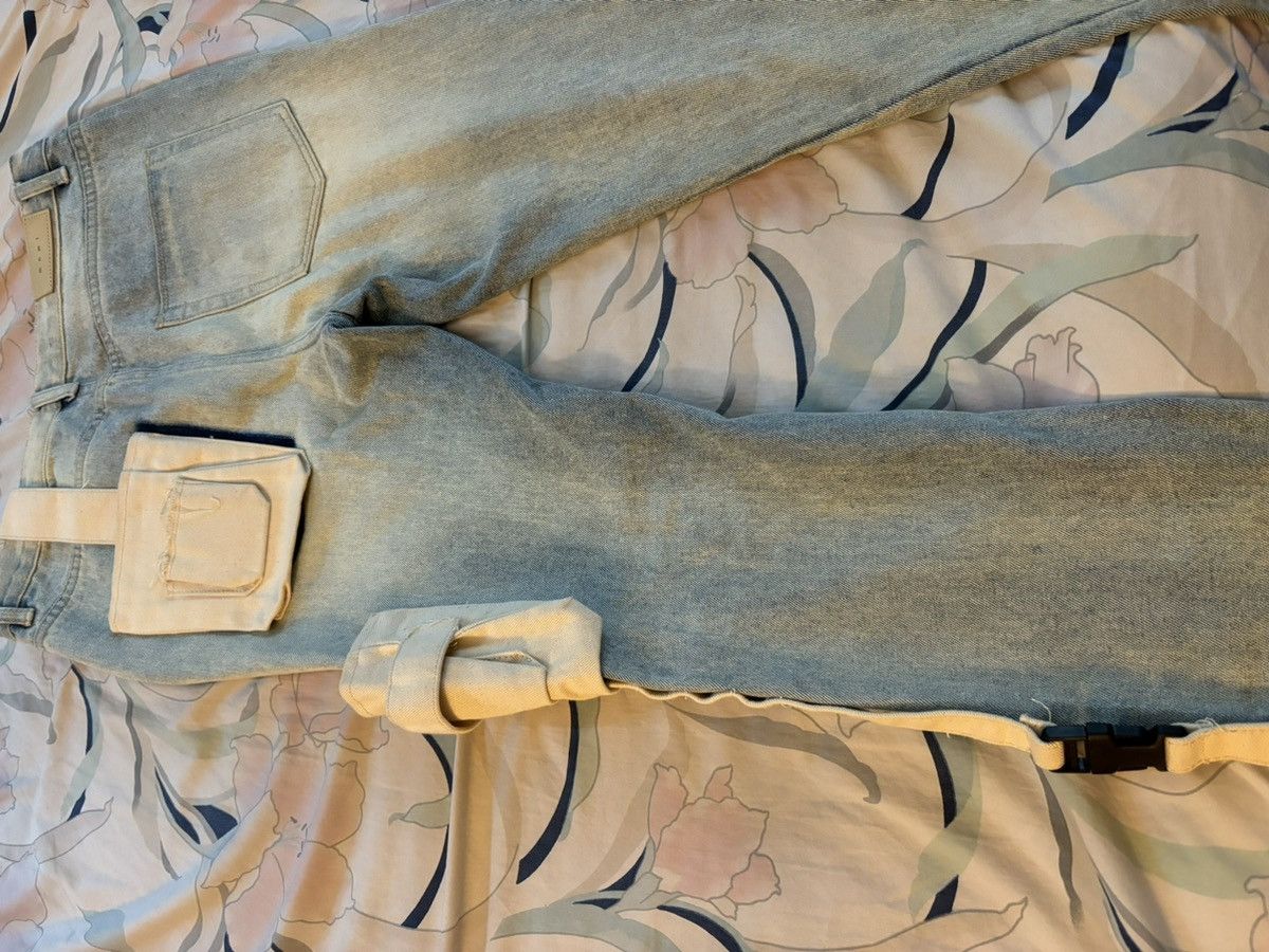 MNML Mnml denim jeans with custom patchwork Size US 31 - 4 Thumbnail
