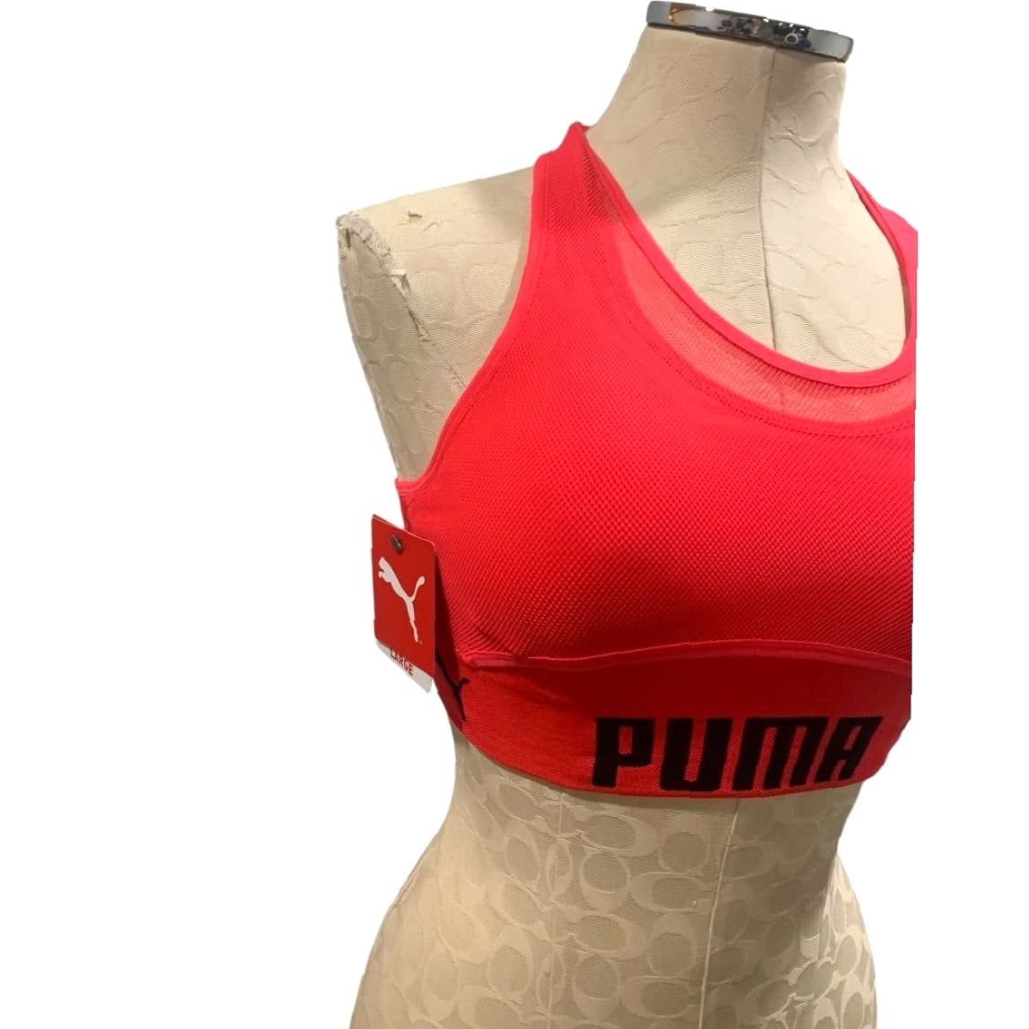 Puma Puma Womens Large Drycell Sports Bra Activewear Low Support Seamless Size ONE SIZE - 3 Thumbnail