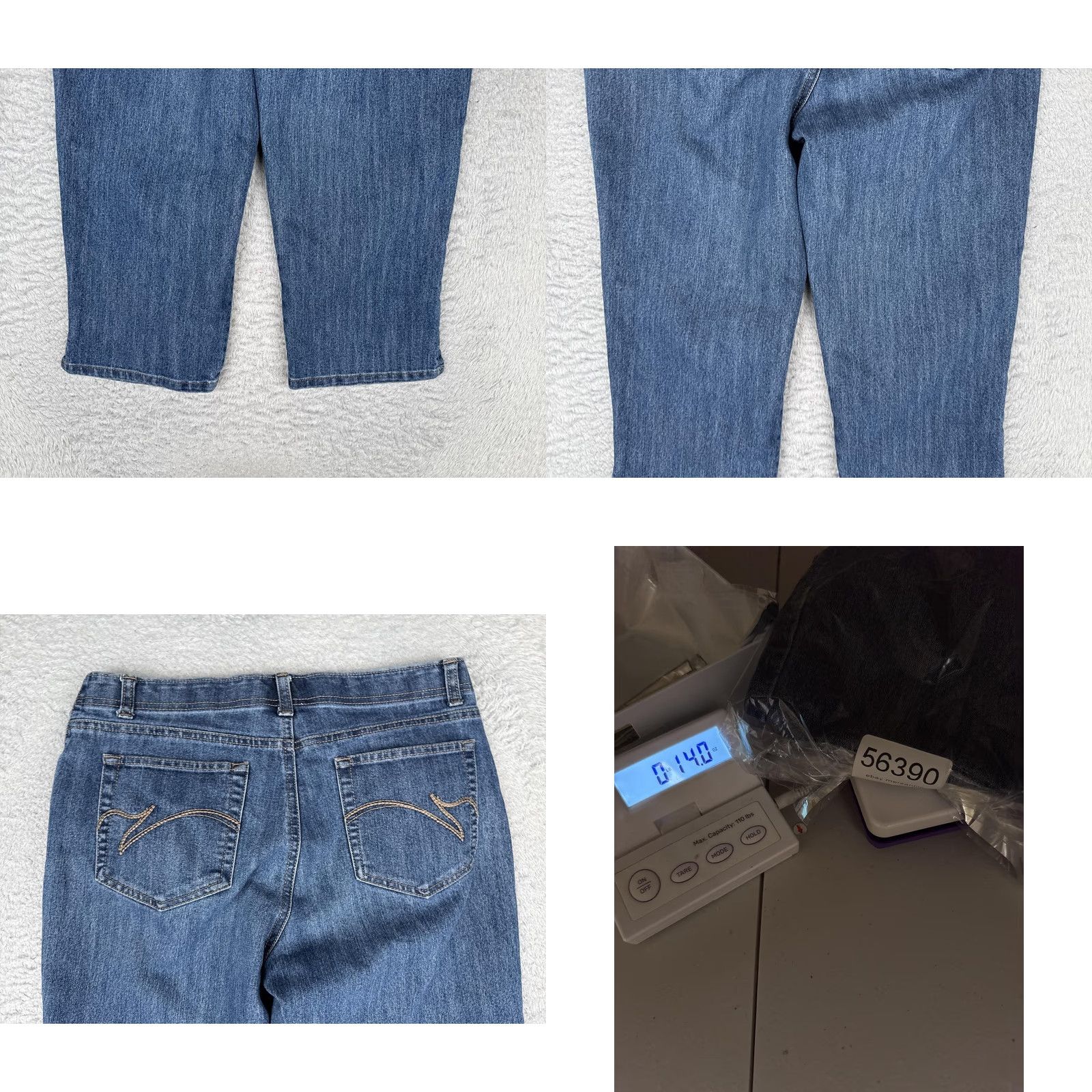 Gloria Vanderbilt VINTAGE Gloria Vanderbilt Capri Jeans Womens 6 Blue Wash Mid Rise Stretch Denim 29x20 Size 28" / US 6 / IT 42 - 10 Thumbnail