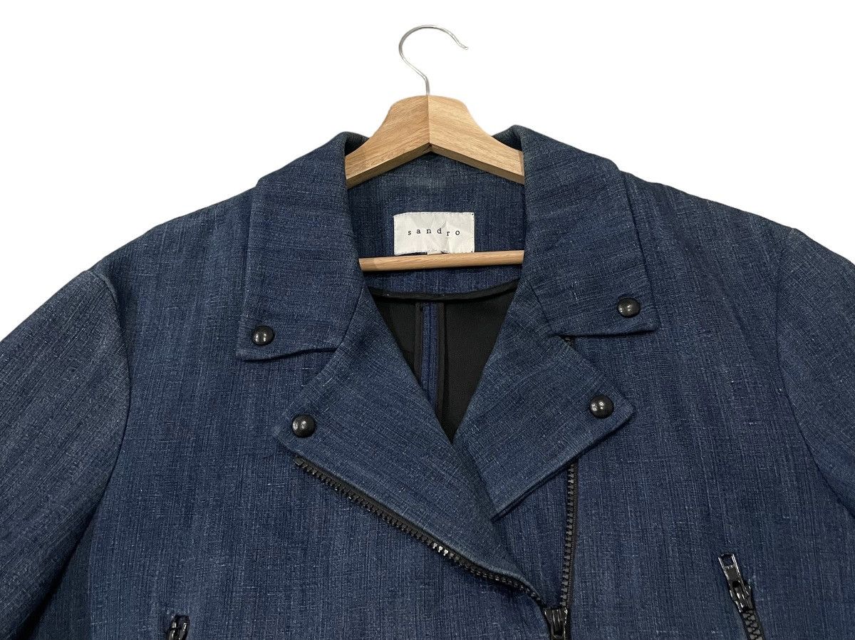 Sandro Vintage Sandro Double Collar Short Sleeve Jacket Size US M / EU 48-50 / 2 - 6 Thumbnail
