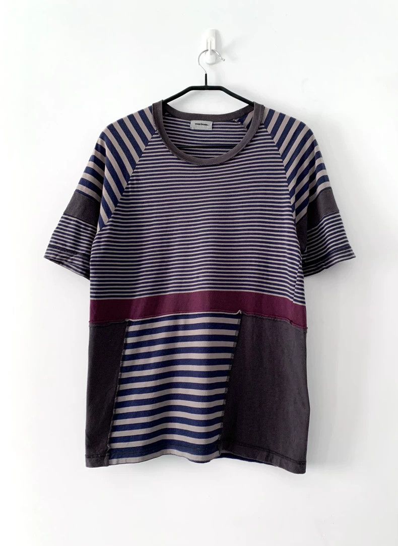 Undercover Undercover Size3 patched striped short-sleeved tee Size US M / EU 48-50 / 2 - 1 Thumbnail