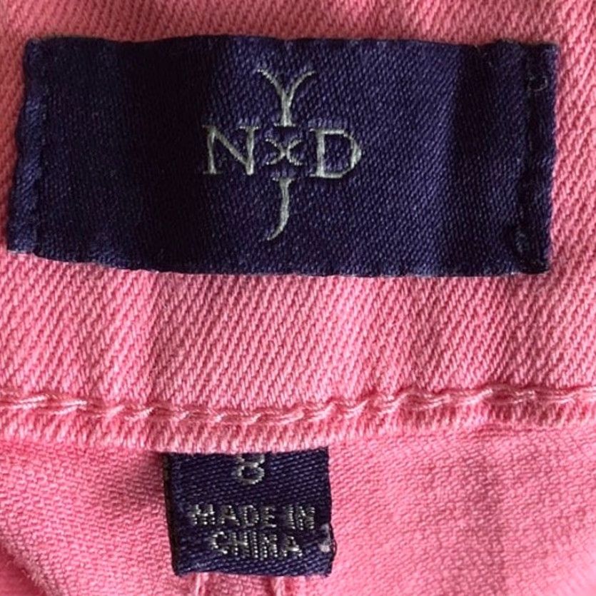 NYDJ NYDJ Jeans Pink Mid Rise Crop Lift and Tuck Technology Stretch 8 Womens Shirt (inferred) Size 30" / US 8 / IT 44 - 4 Thumbnail