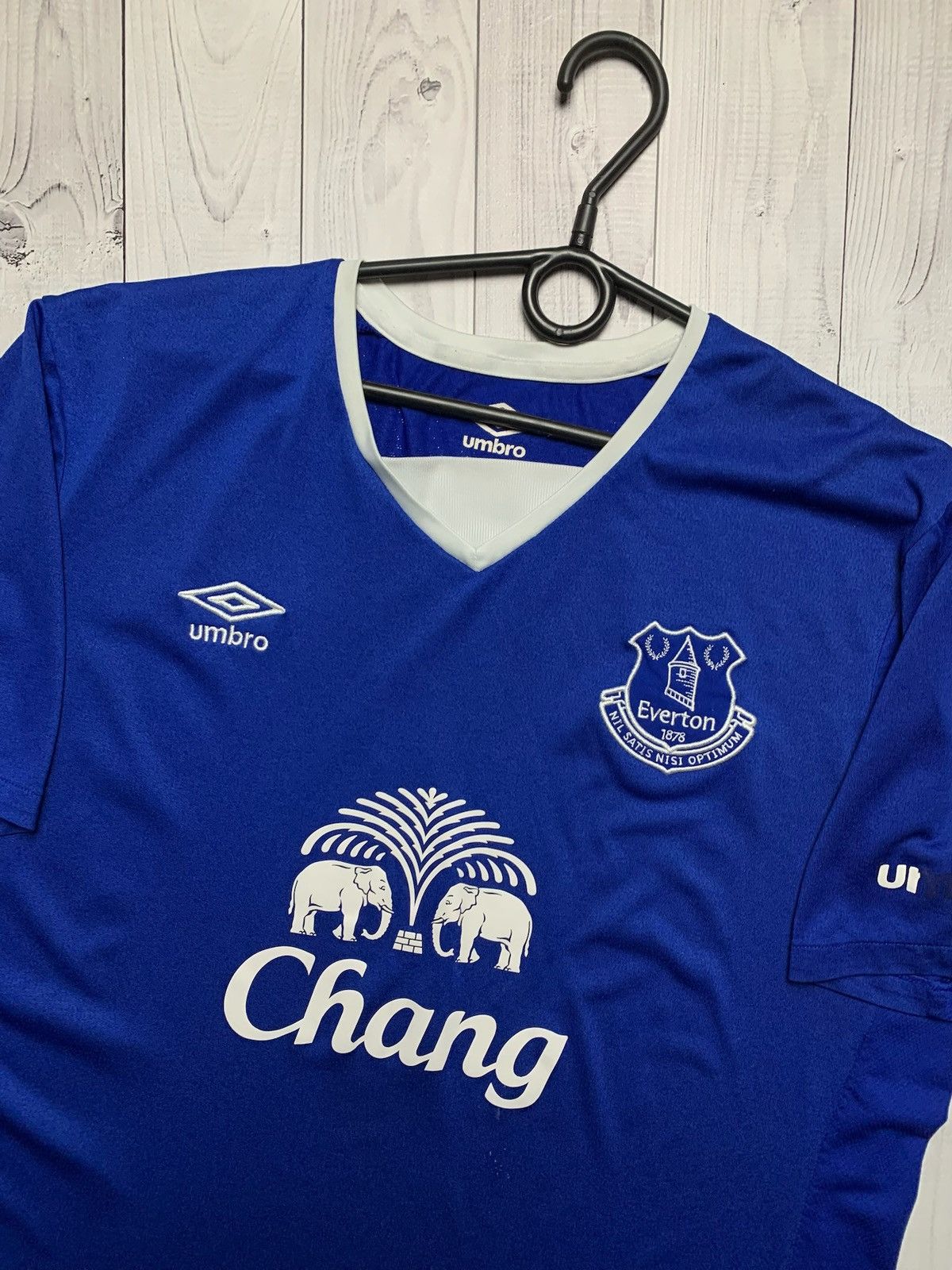 Vintage Vintage Everton soccer jersey size XL blue Umbro Size US XL / EU 56 / 4 - 2 Thumbnail
