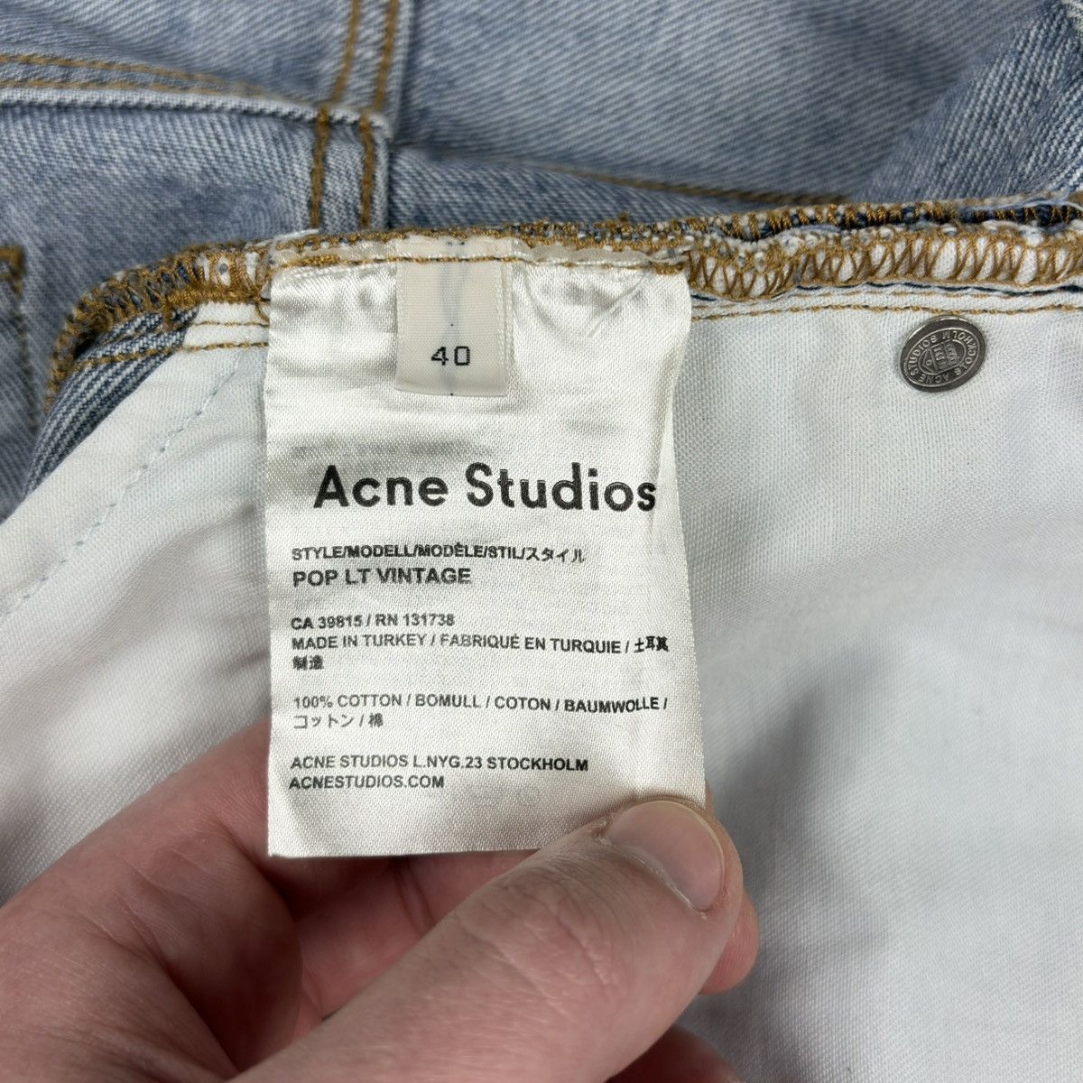 Acne Studios Acne Studios Pop Lt Vintage Denim Jeans Size US 34 / EU 50 - 15 Thumbnail