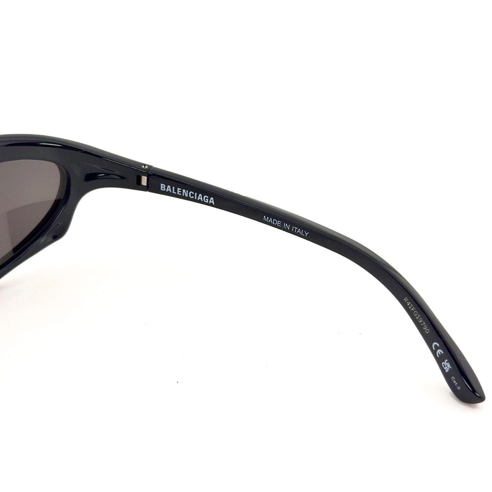Balenciaga BALENCIAGA BAT 0229 Black 001 Fashion Angular Wrap BB0229S Size ONE SIZE - 7 Thumbnail