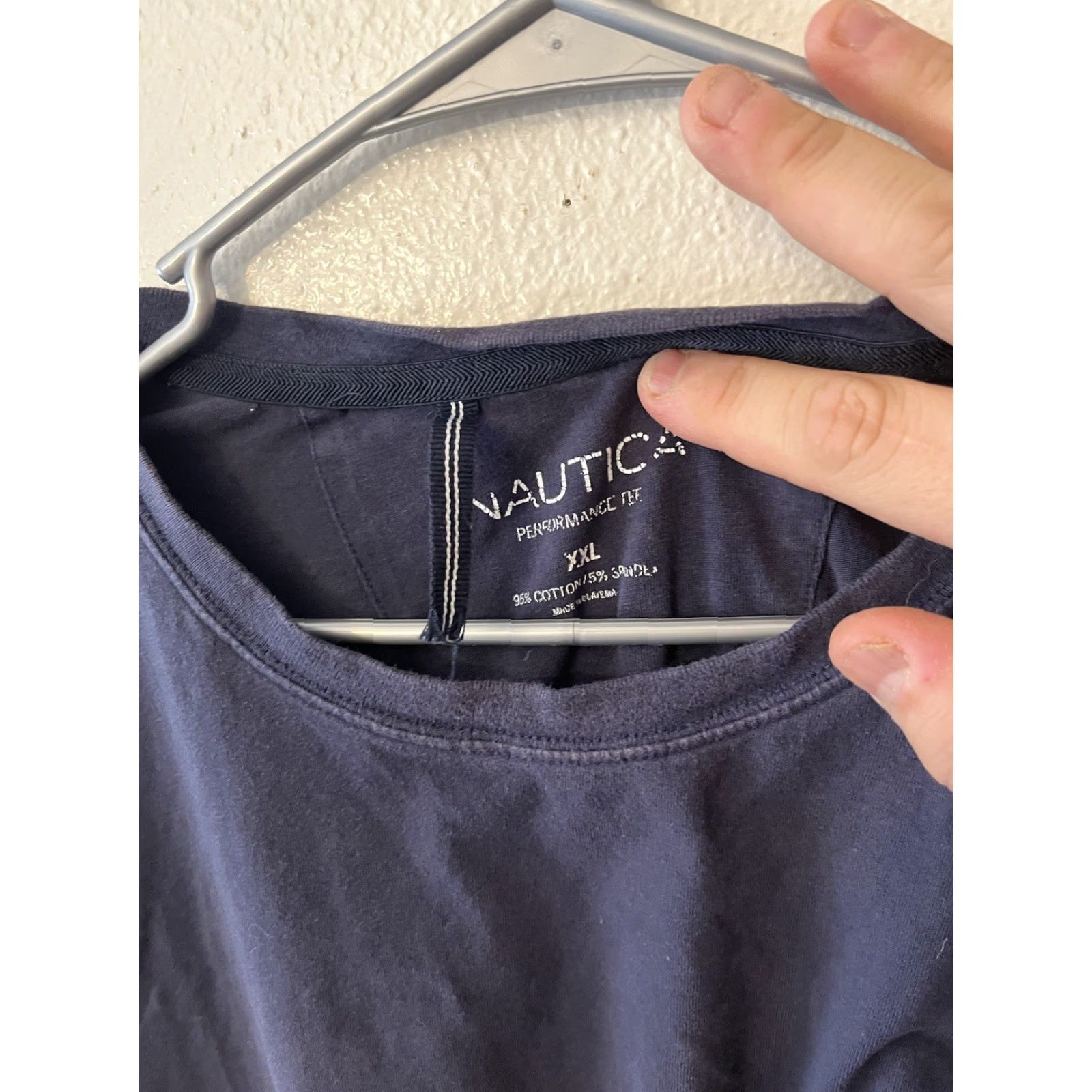 Nautica Nautica Performance Tee Men's Short Sleeve Crew Neck Blue T-Shirts 2XL/XXL Logo Breathable Stretch Cotton Blend Vintage: No? Size US XXL / EU 58 / 5 - 3 Thumbnail