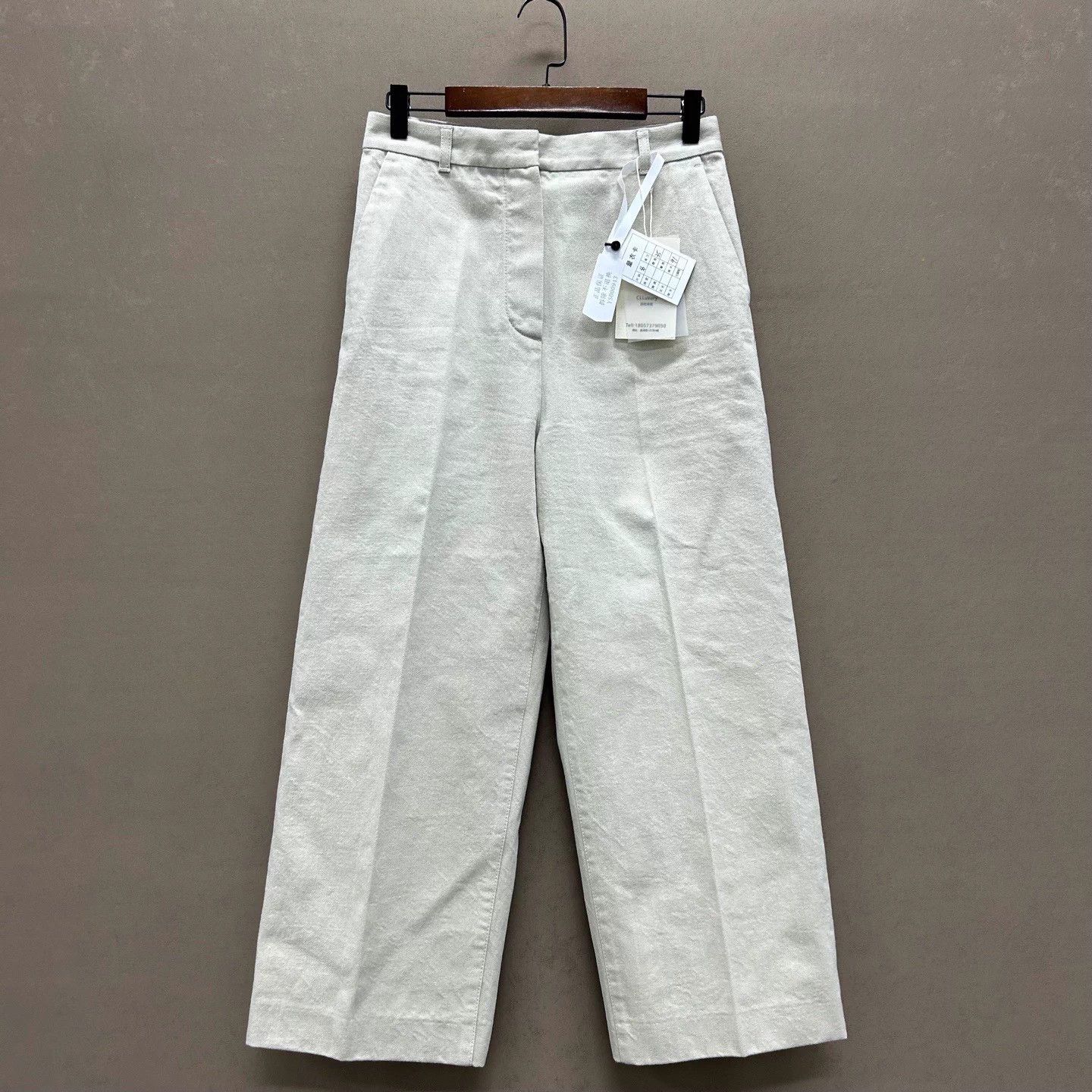 Hermes HERMES White 99 New 36 Pants ys000943 Size US 36 / EU 52 - 1 Thumbnail
