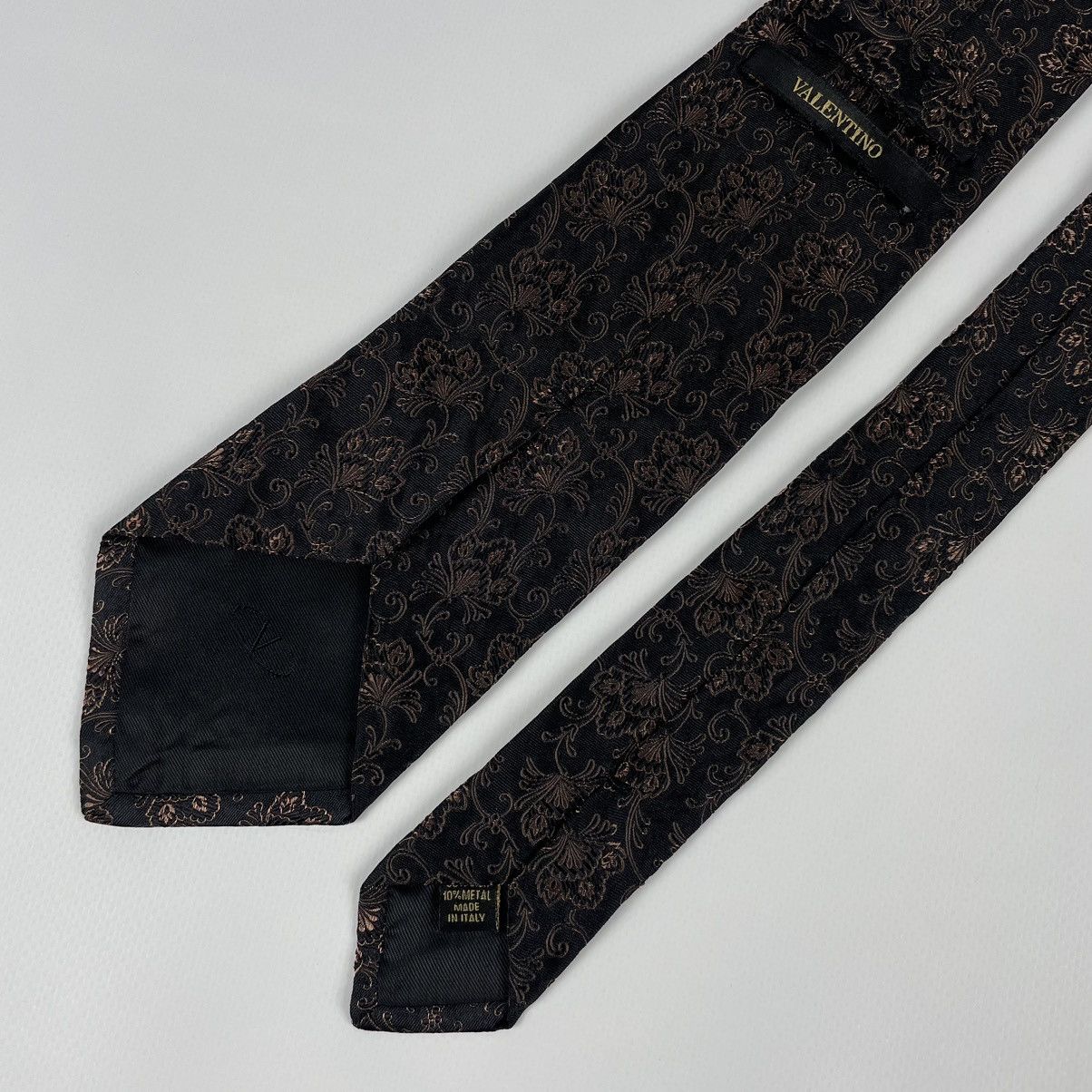 Valentino Valentino Abstraction silk/metal Tie Size ONE SIZE - 3 Thumbnail