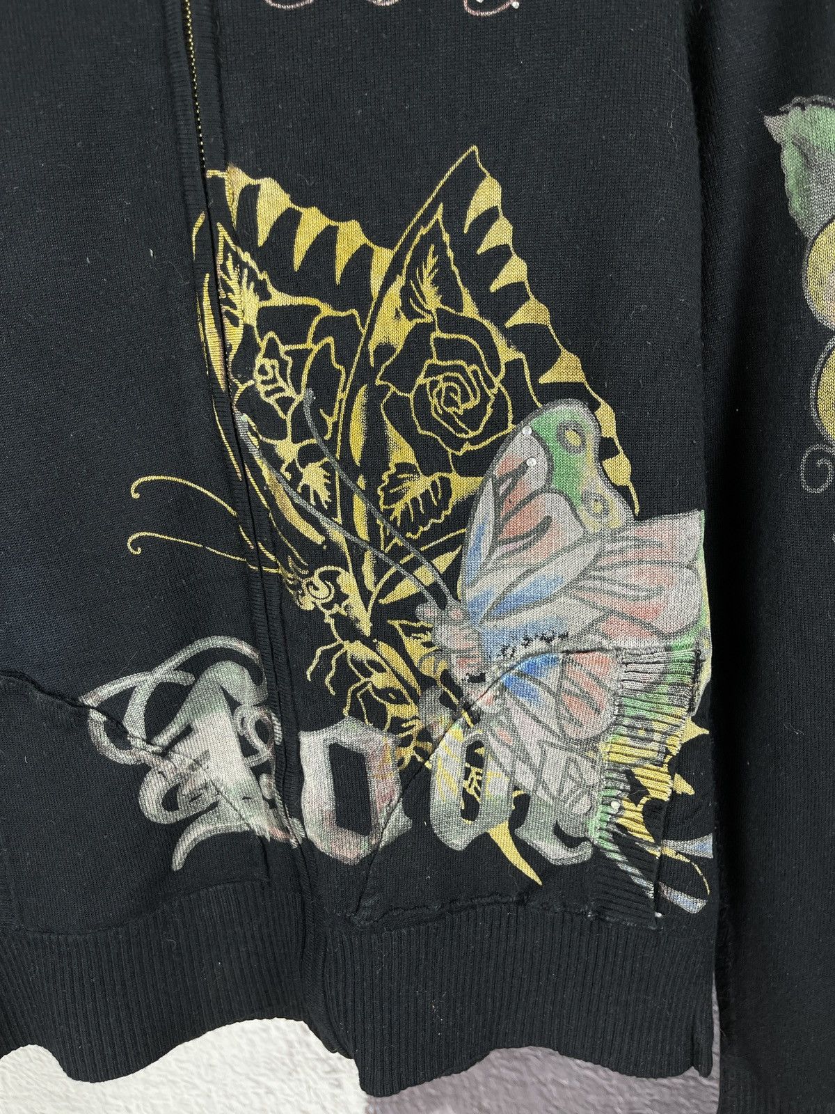 Christian Audigier Ed Hardy by Christian Audigier Butterfly print hoodie Size S / US 4 / IT 40 - 8 Thumbnail