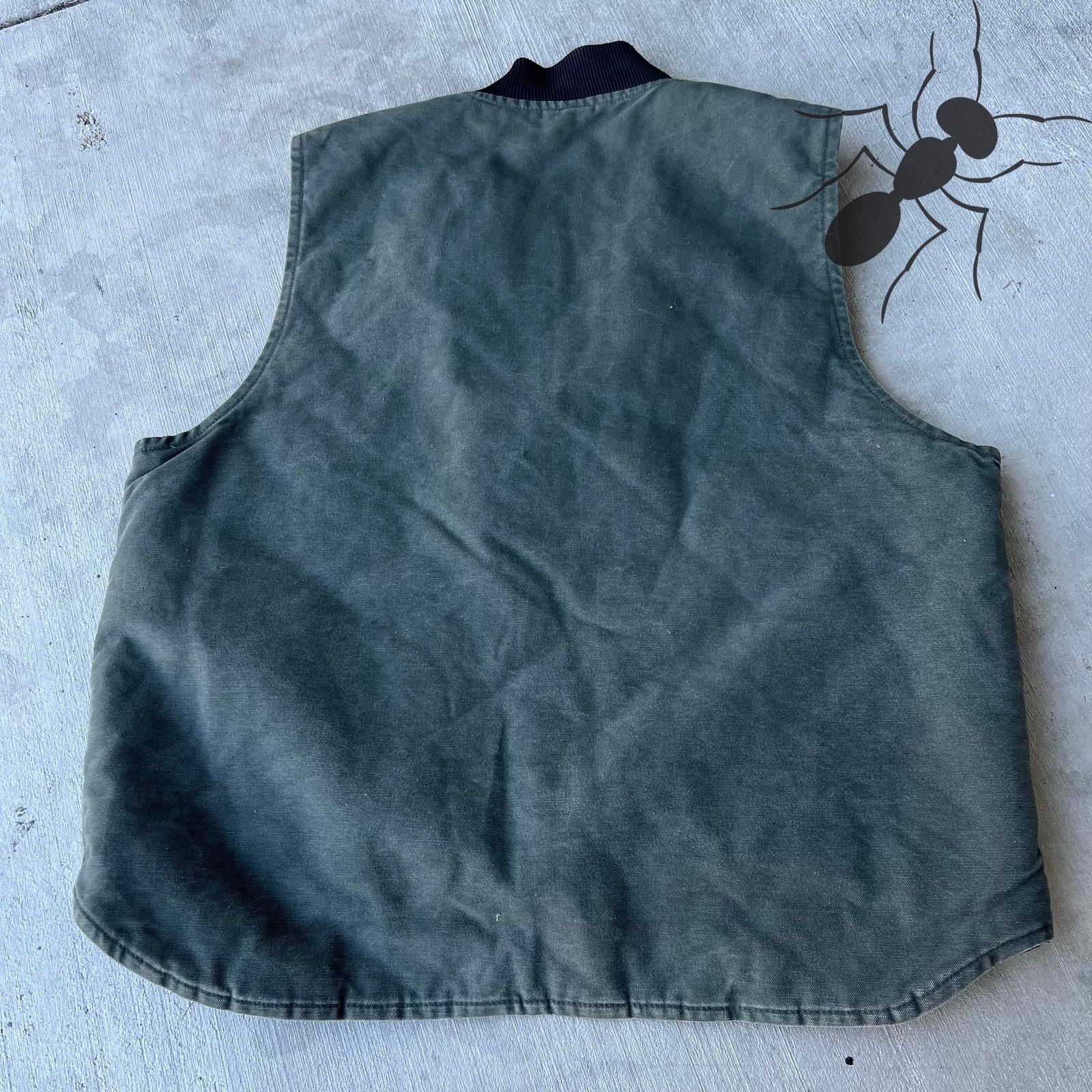 Carhartt × Vintage Carhartt V32 DGR green work wear vest Size US XL / EU 56 / 4 - 5 Thumbnail