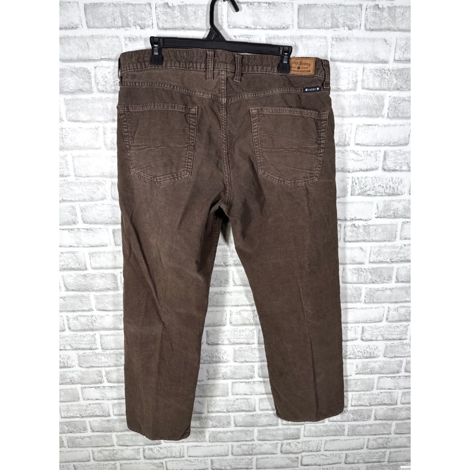 Lucky Brand Lucky Brand Jeans Mens 36x30 Brown 361 Straight Corduroy Pants Size US 36 / EU 52 - 8 Thumbnail