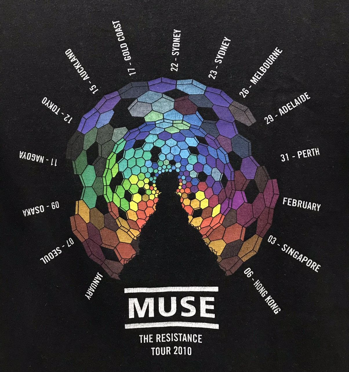 Band Tees × Vintage Vintage Rock Band Muse The Resistance Tour 2010 Shirt Size US M / EU 48-50 / 2 - 4 Thumbnail