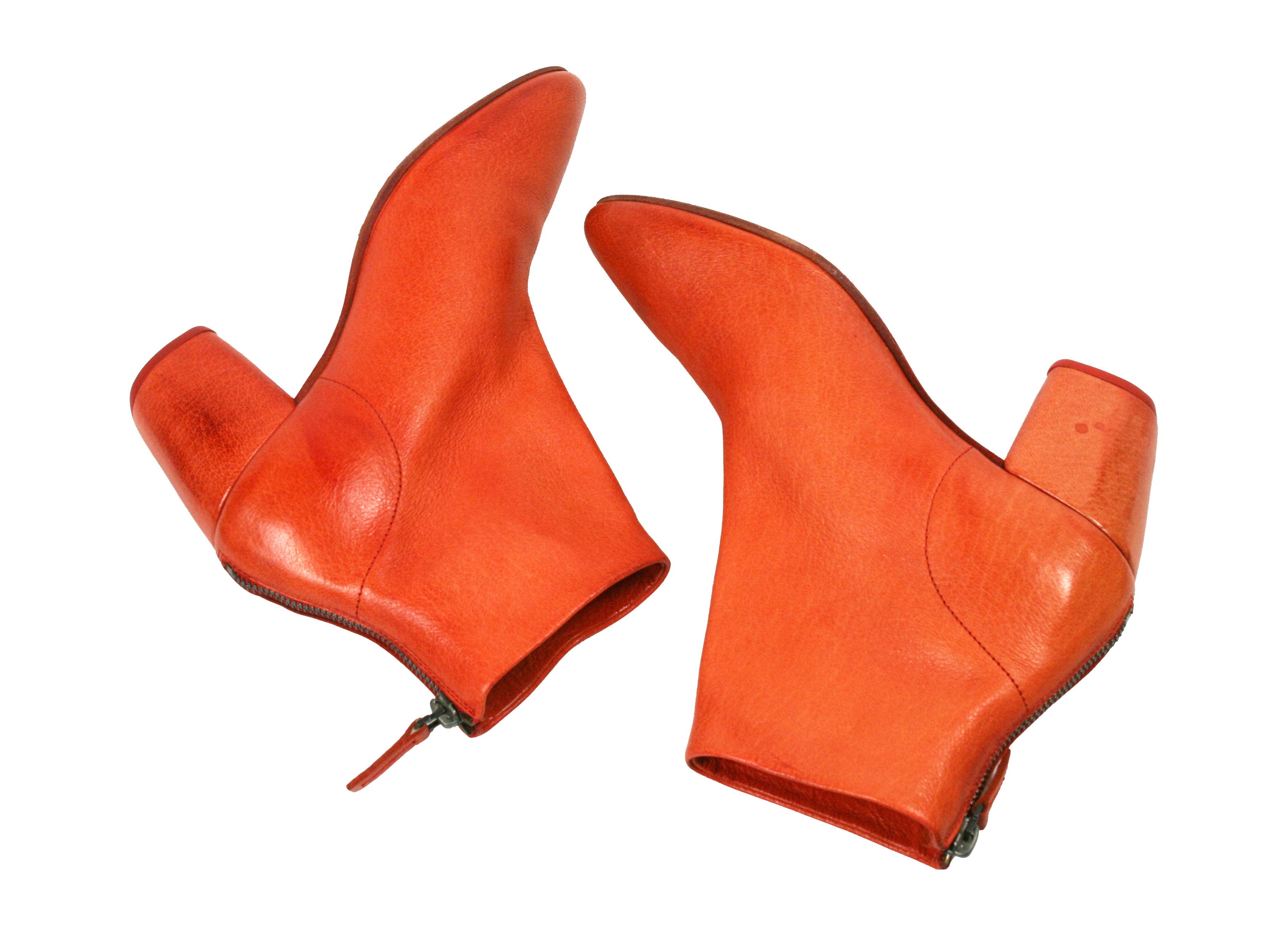 Marsell 2015 Ankle Heeled Leather Boots Size US 7 / IT 37 - 7 Thumbnail
