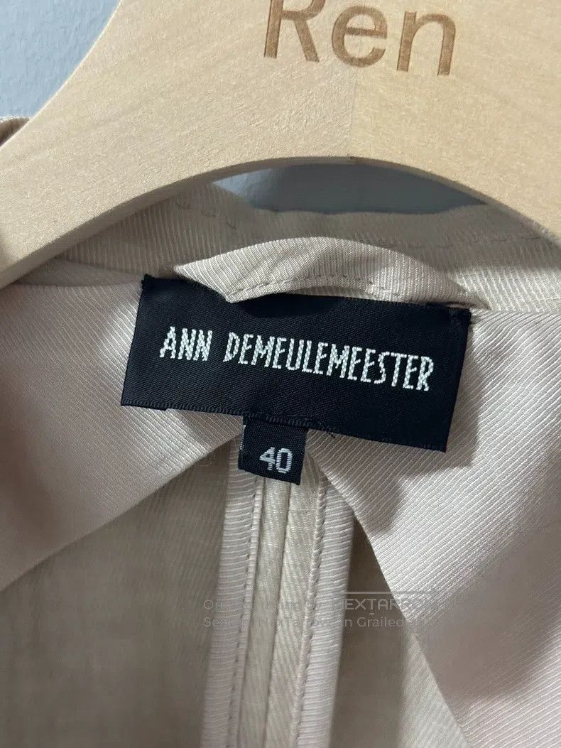 Ann Demeulemeester Ann Demeulemeester 40 Pale Pink Double-breasted Drawstring Size S / US 4 / IT 40 - 8 Thumbnail
