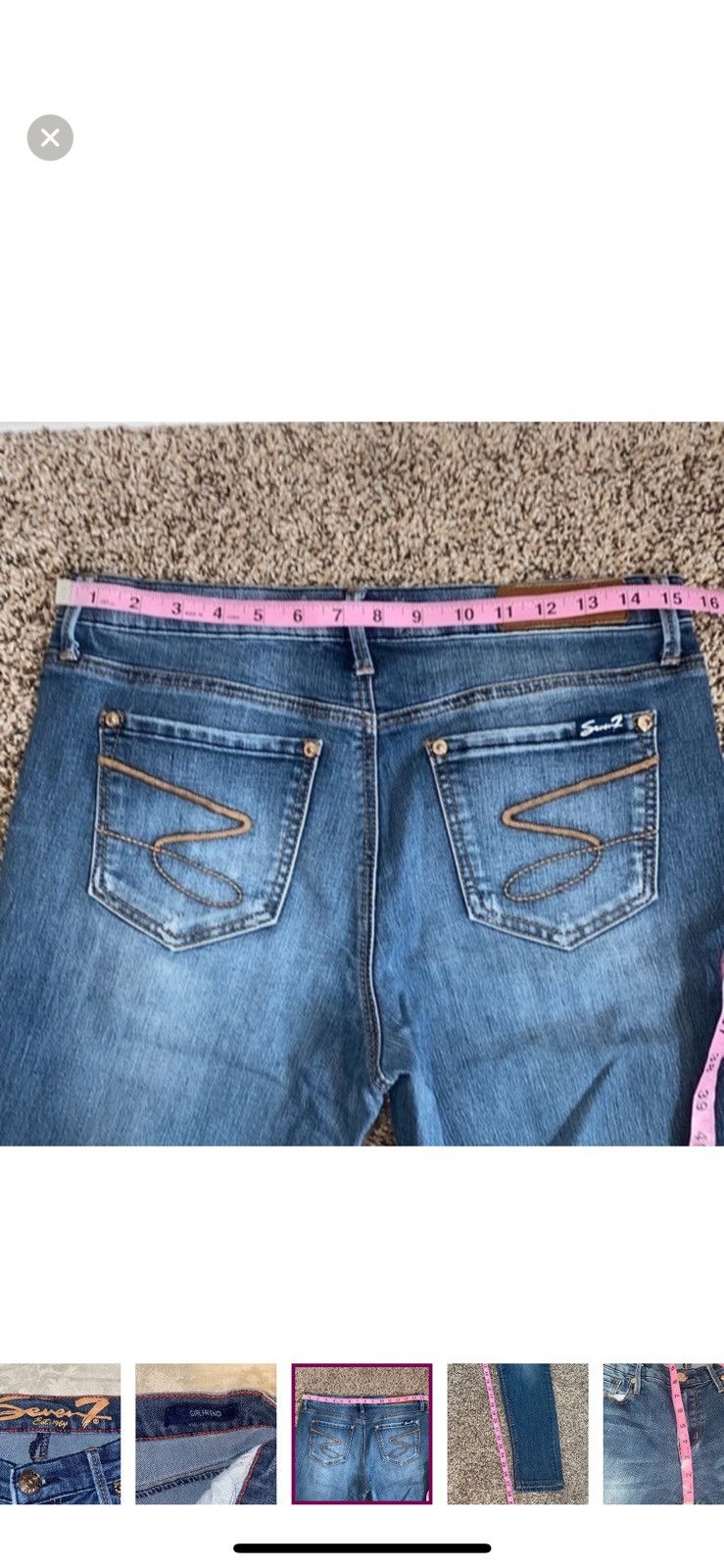 Seven 7 Seven 7 girlfriend jeans size 6 Size 28" / US 6 / IT 42 - 7 Thumbnail