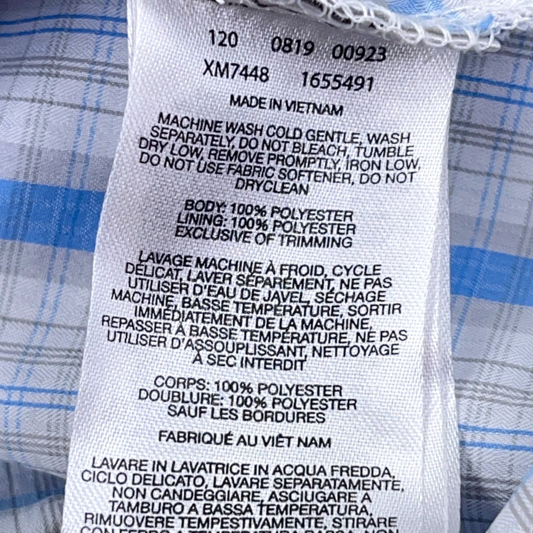 Vintage Columbia PFG Shirt Men 2XL Blue White Plaid Button Up Performance Fishing Camp Size US XXL / EU 58 / 5 - 5 Thumbnail