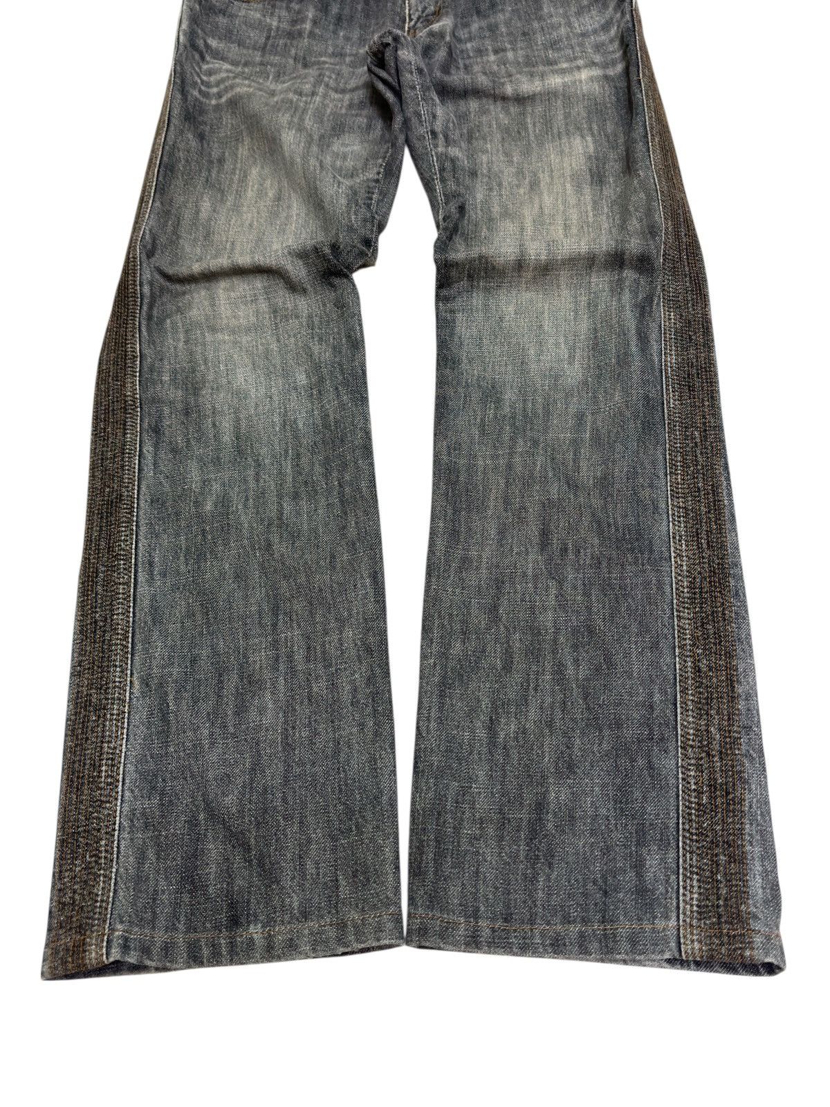Comme Ca Ism Comme Ça Collection Grey Embroidered Pocket Jeans Y2K Style Size US 31 - 6 Thumbnail
